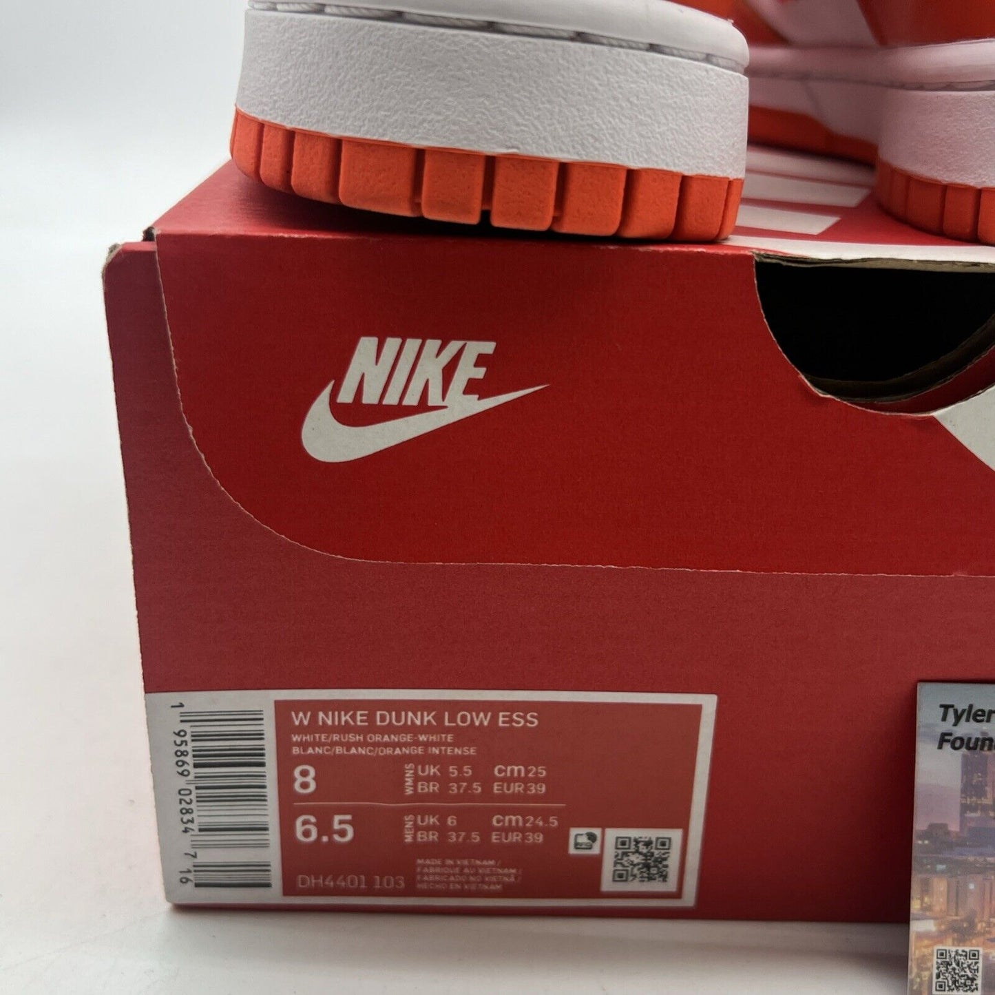 Size 8 - Nike Dunk Low Orange Paisley W (DH4401-103)