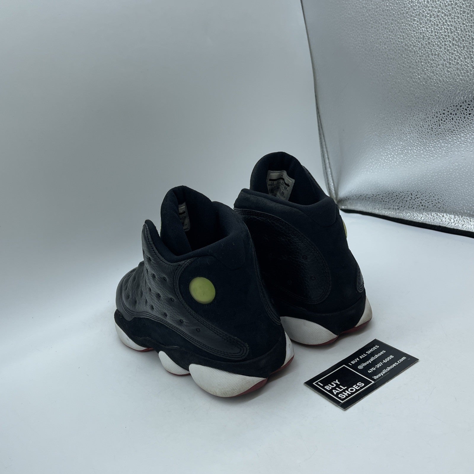 Size 10 - Air Jordan 13 Retro 2011 Playoff Black Suede Leather (414571-001)