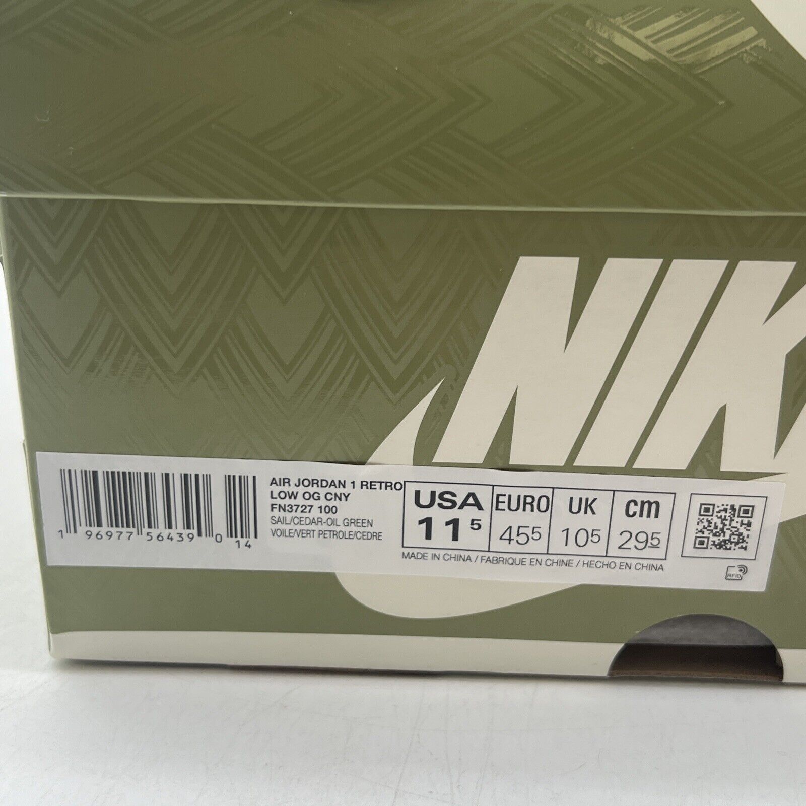 Size 11.5 - Air Jordan 1 Retro OG Low Year of the Dragon (FN3727-100)