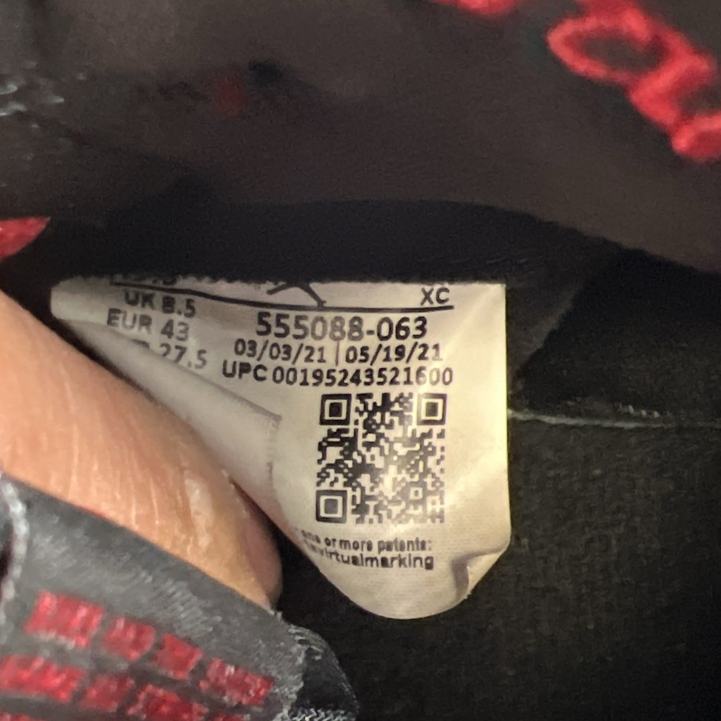 Size 9.5 - Air Jordan 1 Retro OG High Patent Bred (555088-063)