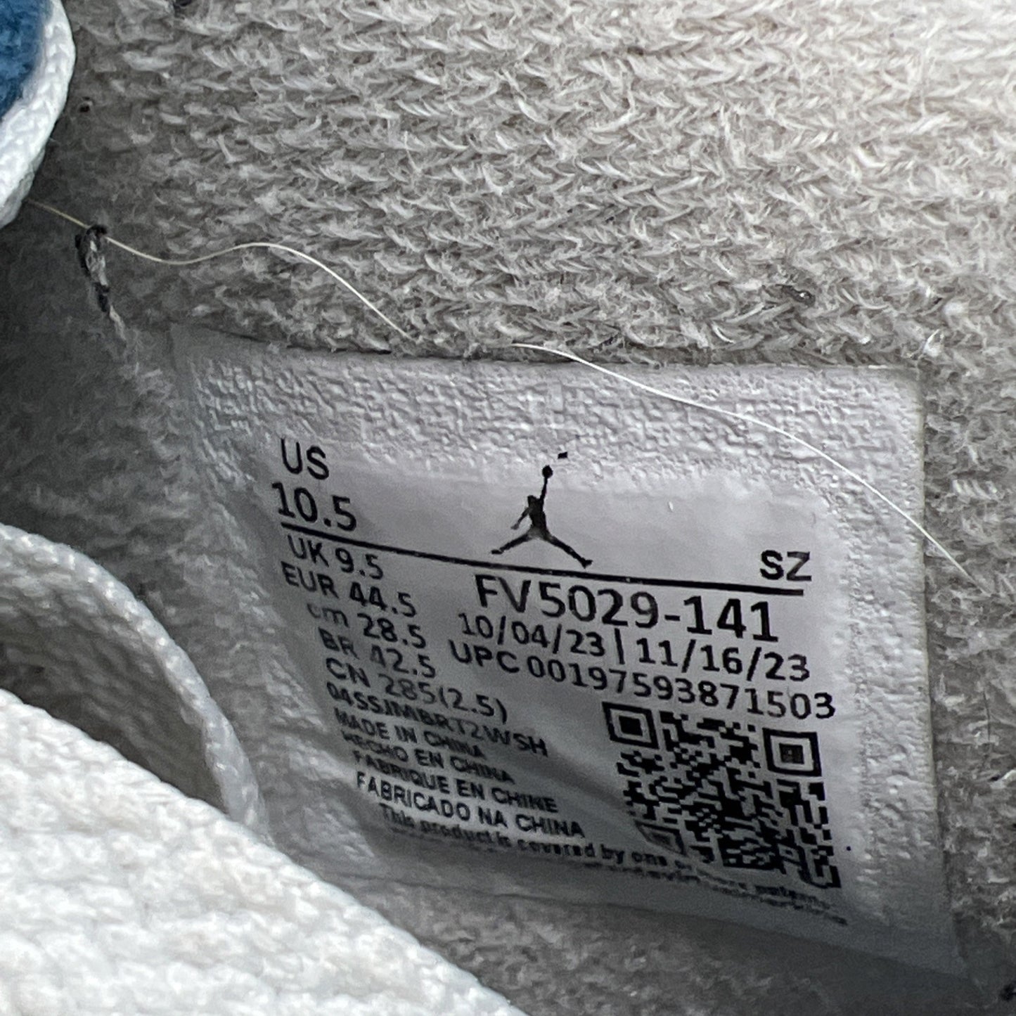 Size 10.5 - Air Jordan 4 Retro 2024 Military Blue (FV5029-141)