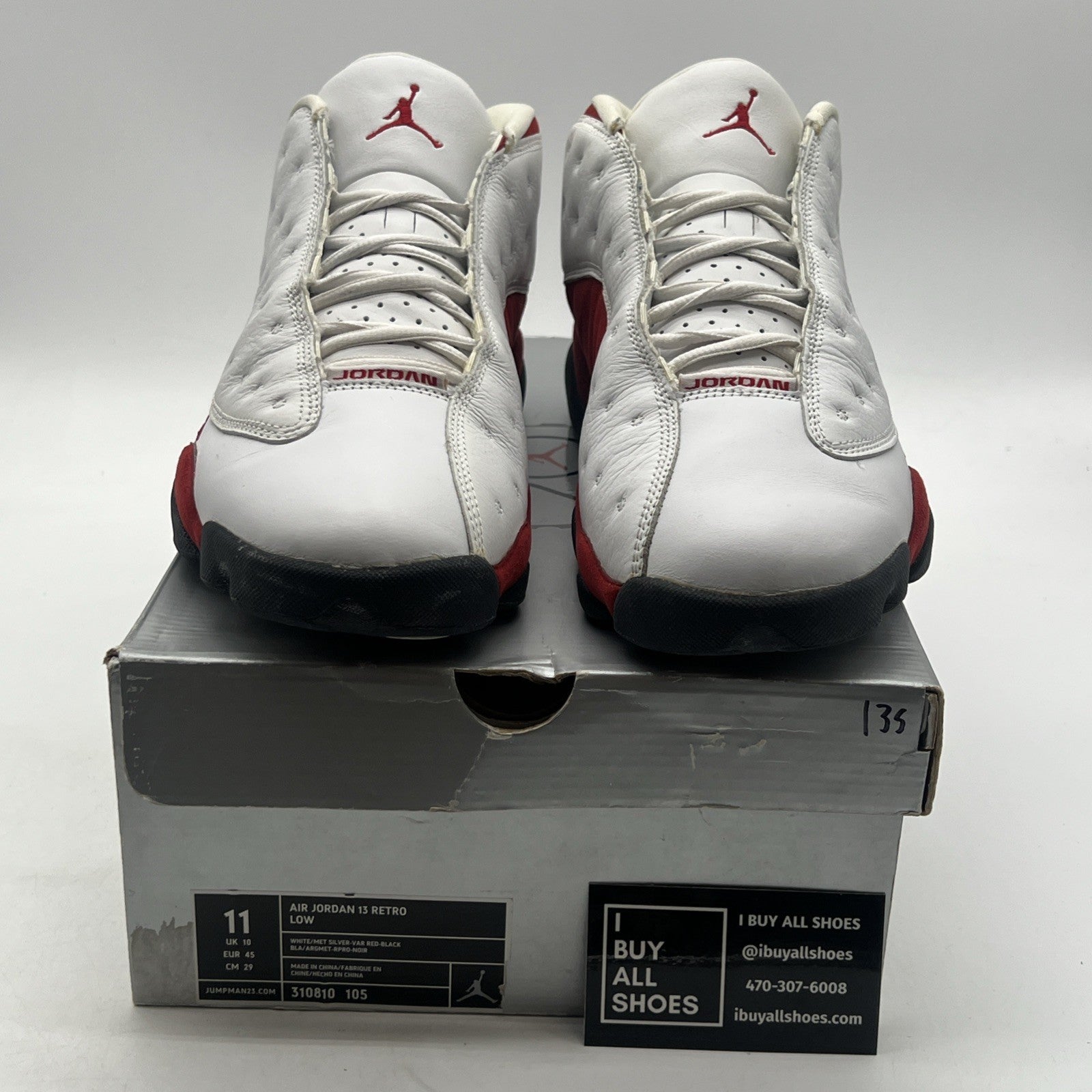 Size 11 - Air Jordan 13 Retro 2005 Low Cherry (310810-105)