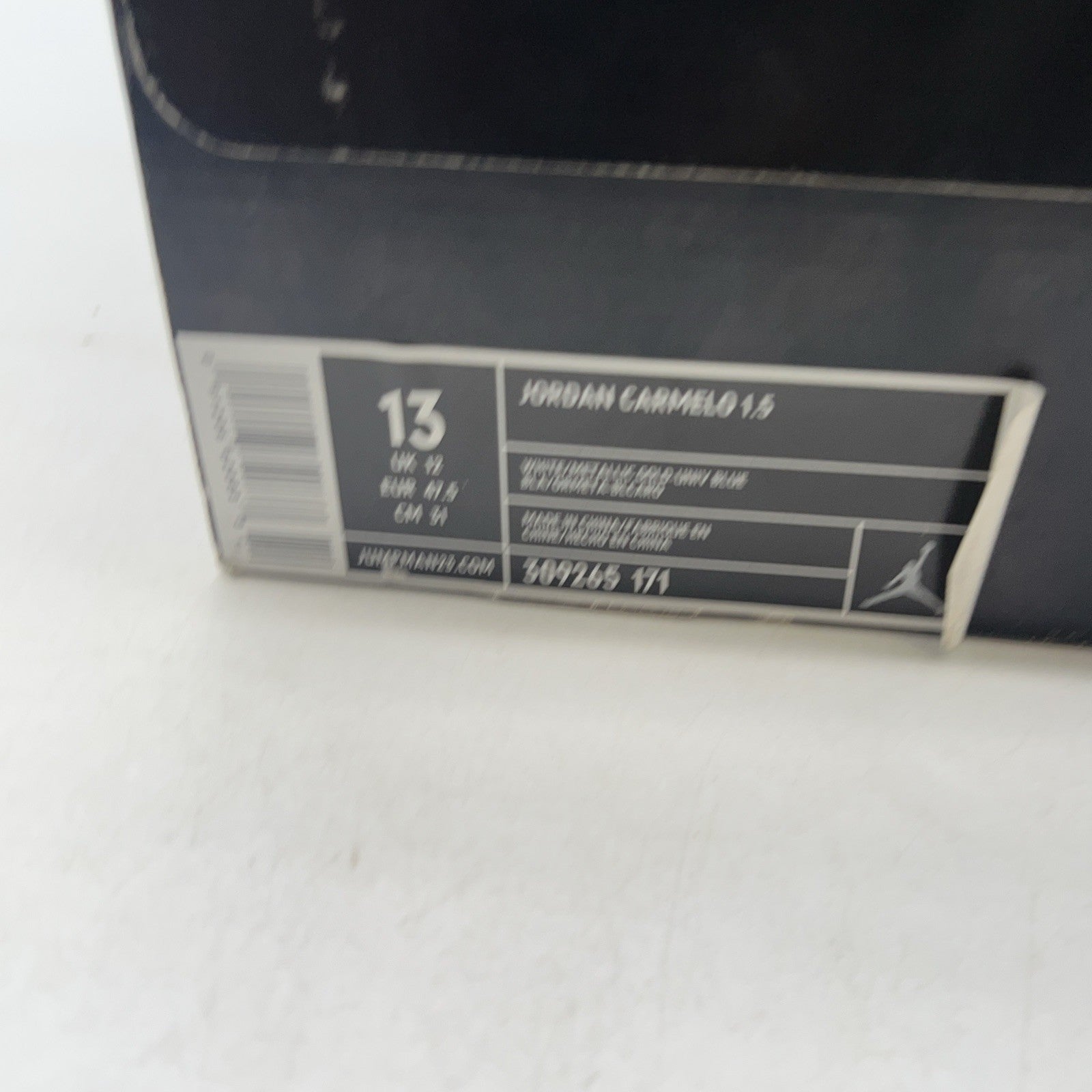 Size 13 - Air Jordan Carmelo 1.5 White (309265-171)