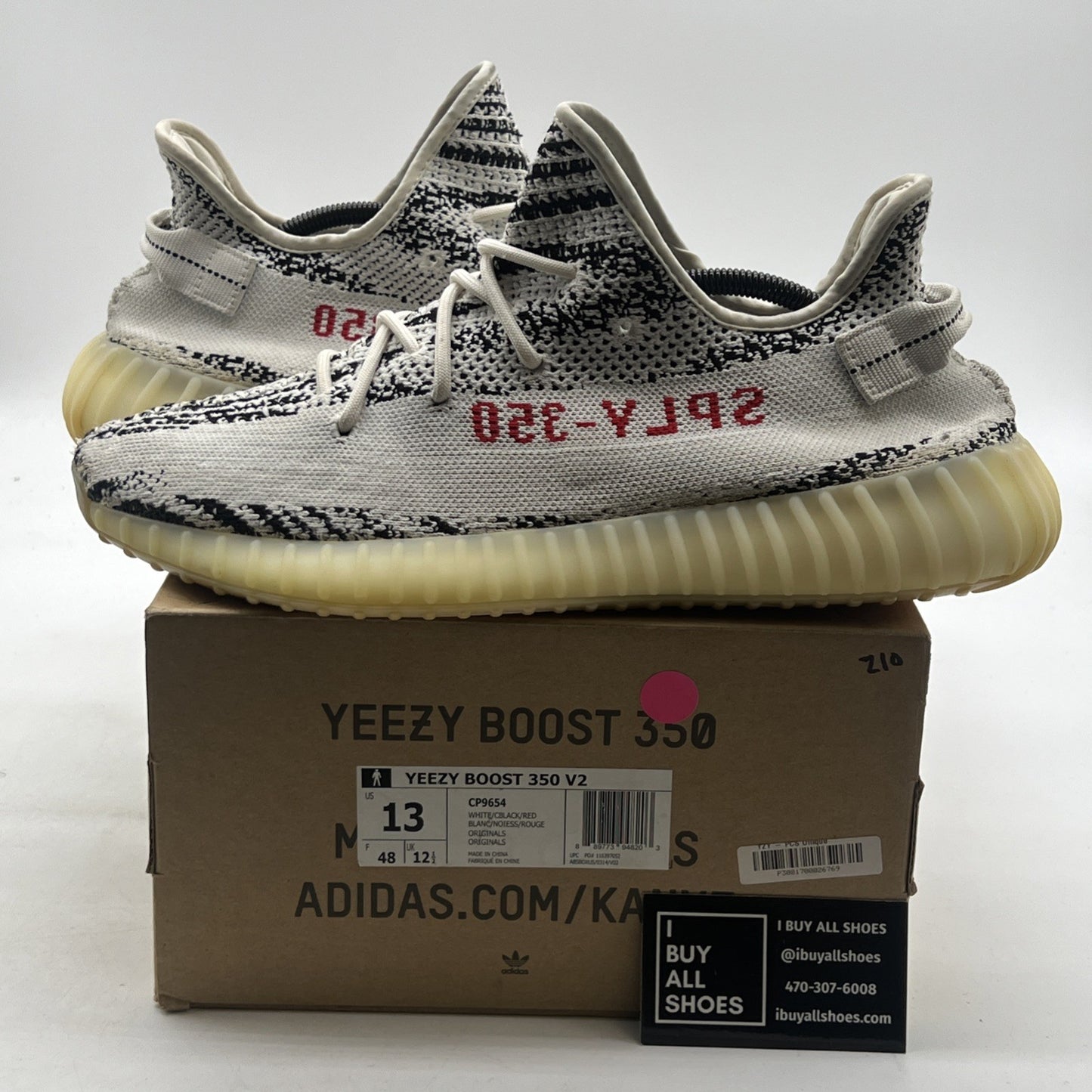Size 13 - adidas Yeezy Boost 350 V2 Low Zebra (CP9654)