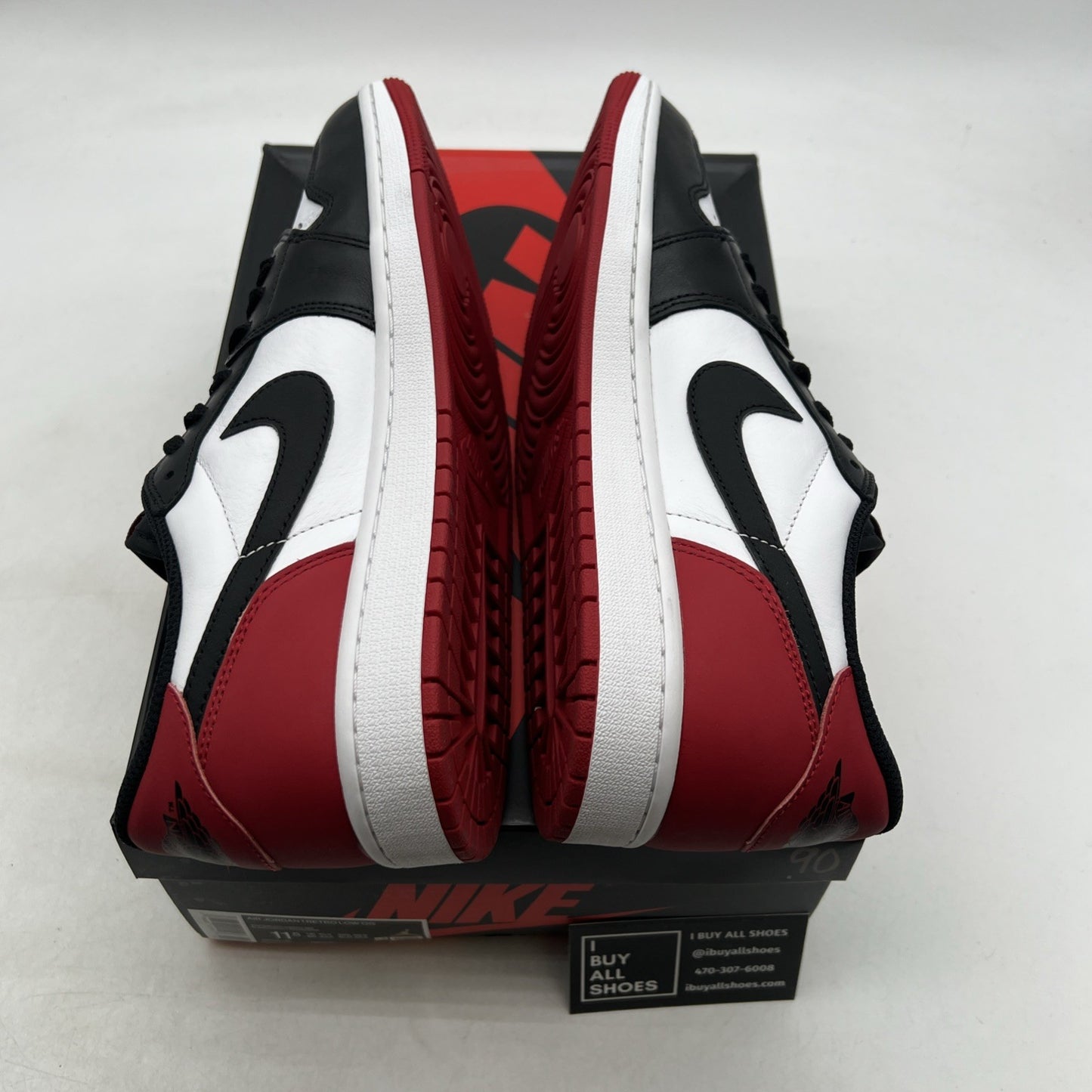 Size 11.5 - Air Jordan 1 Retro OG Low Black Toe (CZ0790-106)