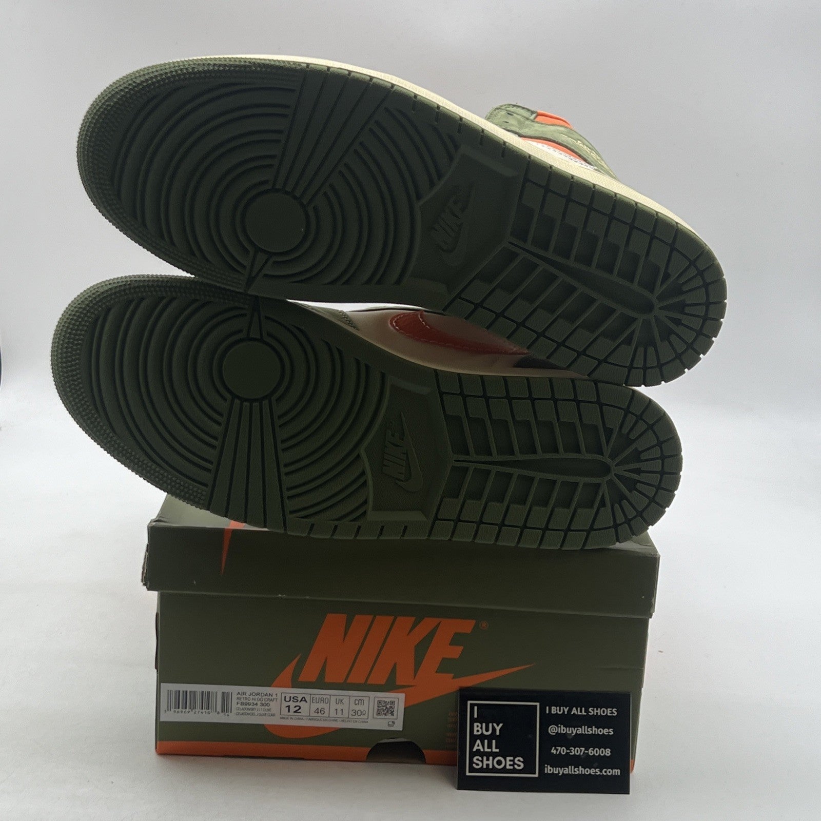 Size 12 - Air Jordan 1 Retro OG Craft High Celadon (FB9934-300)