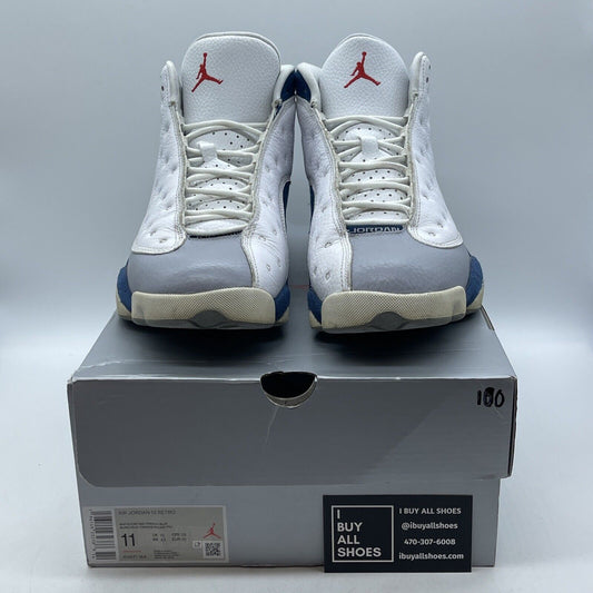 Size 11 - Jordan 13 Retro Mid French Blue Suede Grey White Leather (414571-164)