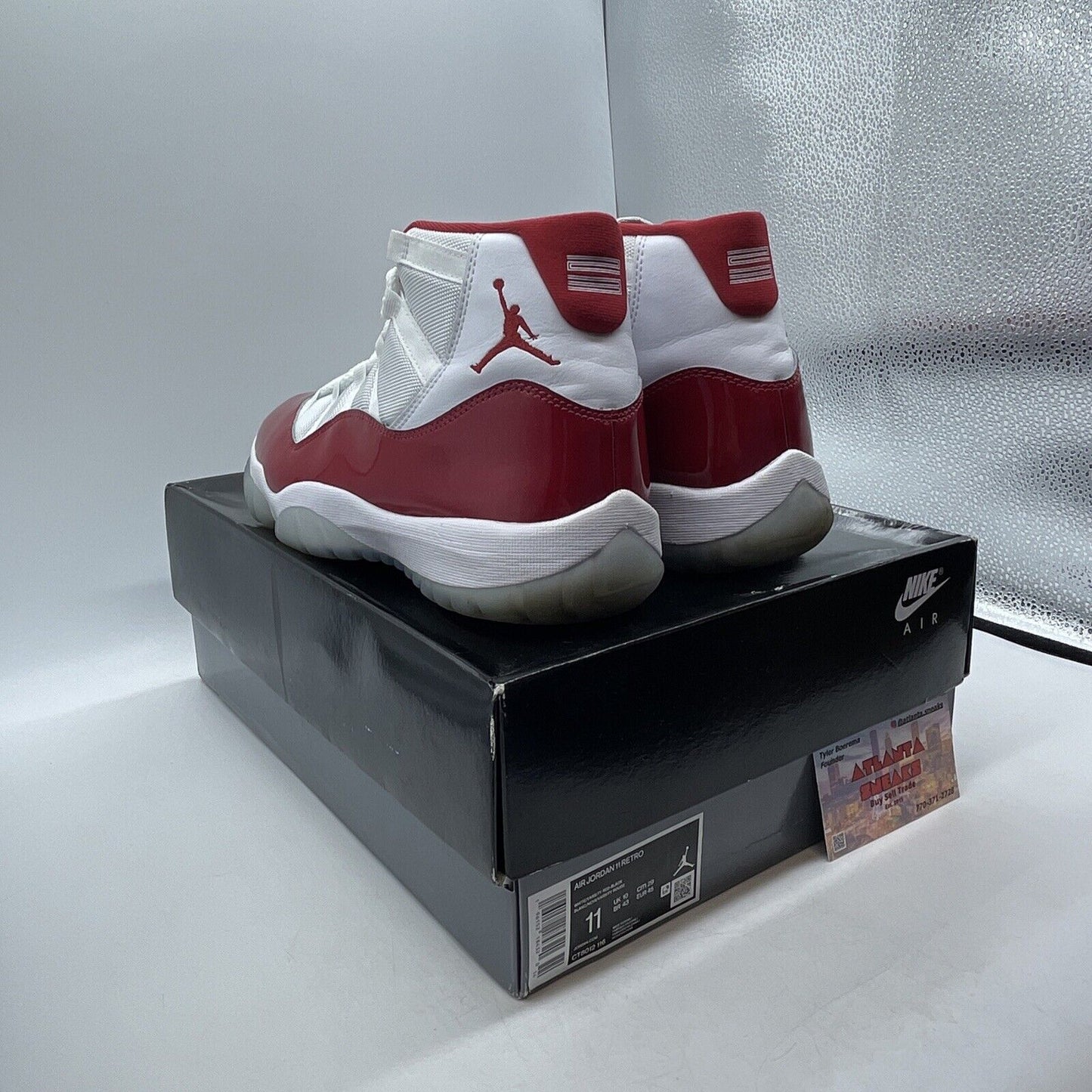 Size 11 - Jordan 11 Retro High Cherry White Leather (CT8012-116)
