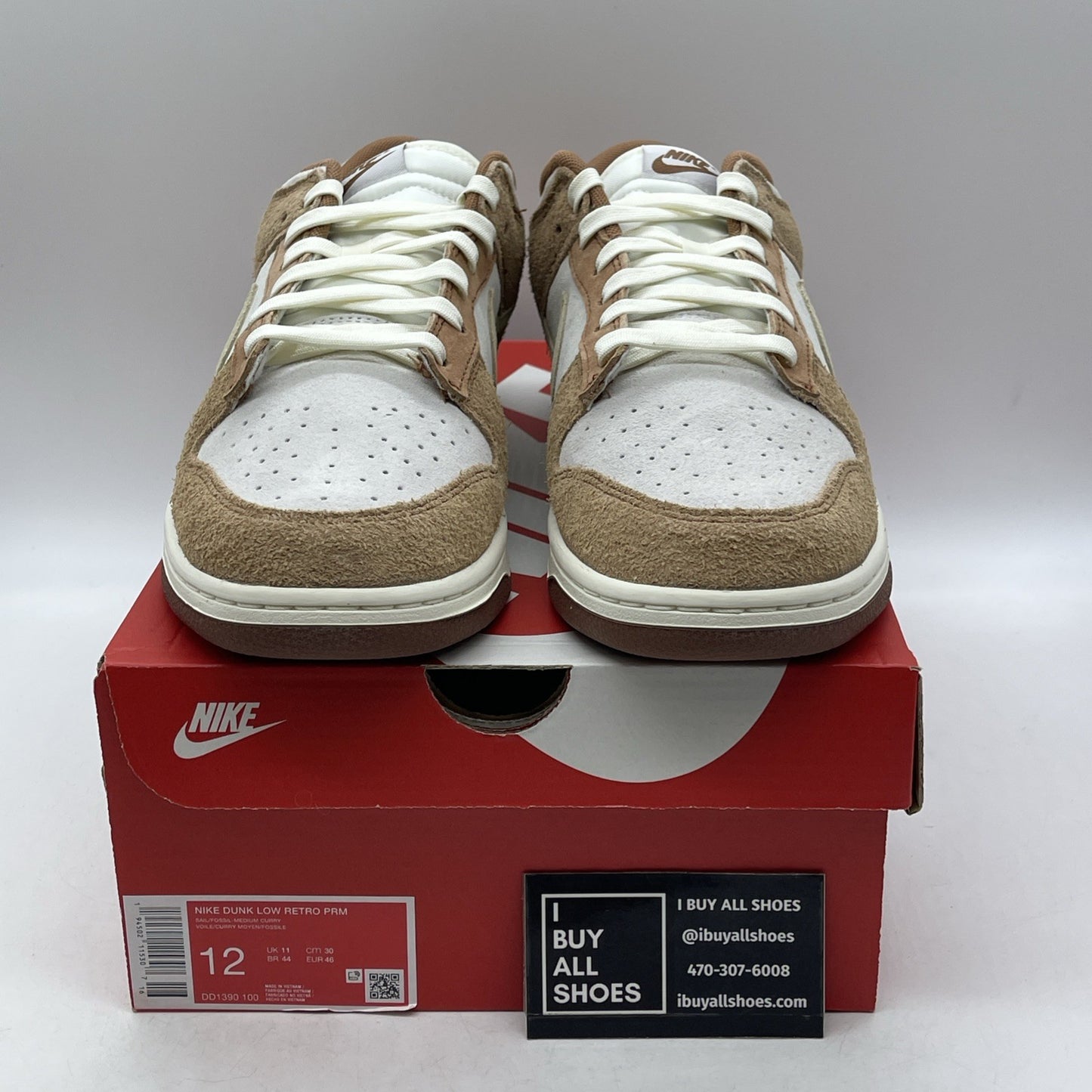 Size 12 - Nike Dunk Low Premium Medium Curry (DD1390-100)