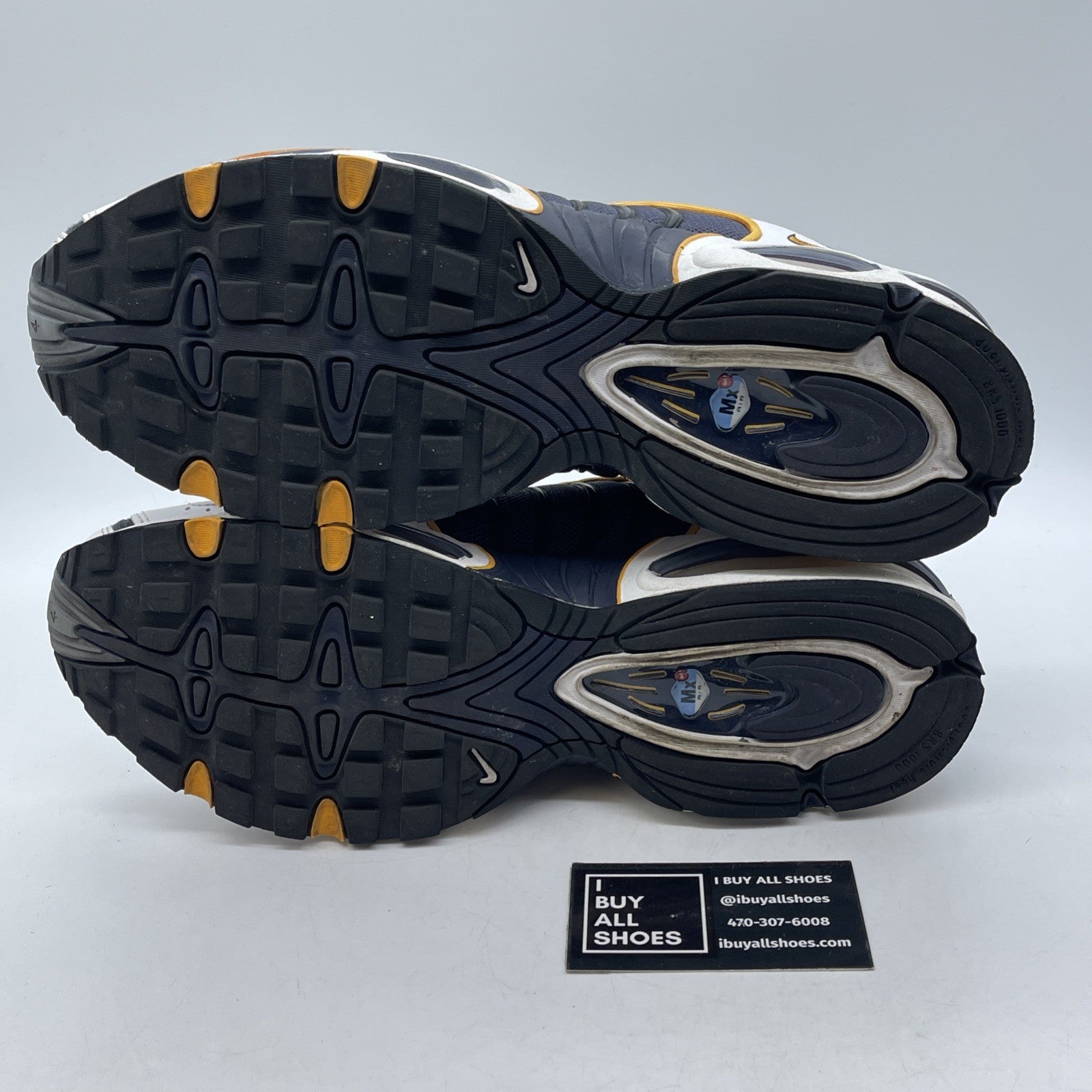 Size 10.5 - Nike Air Max Tailwind 4 Metro Grey Blue White Lather (AQ2567-001)