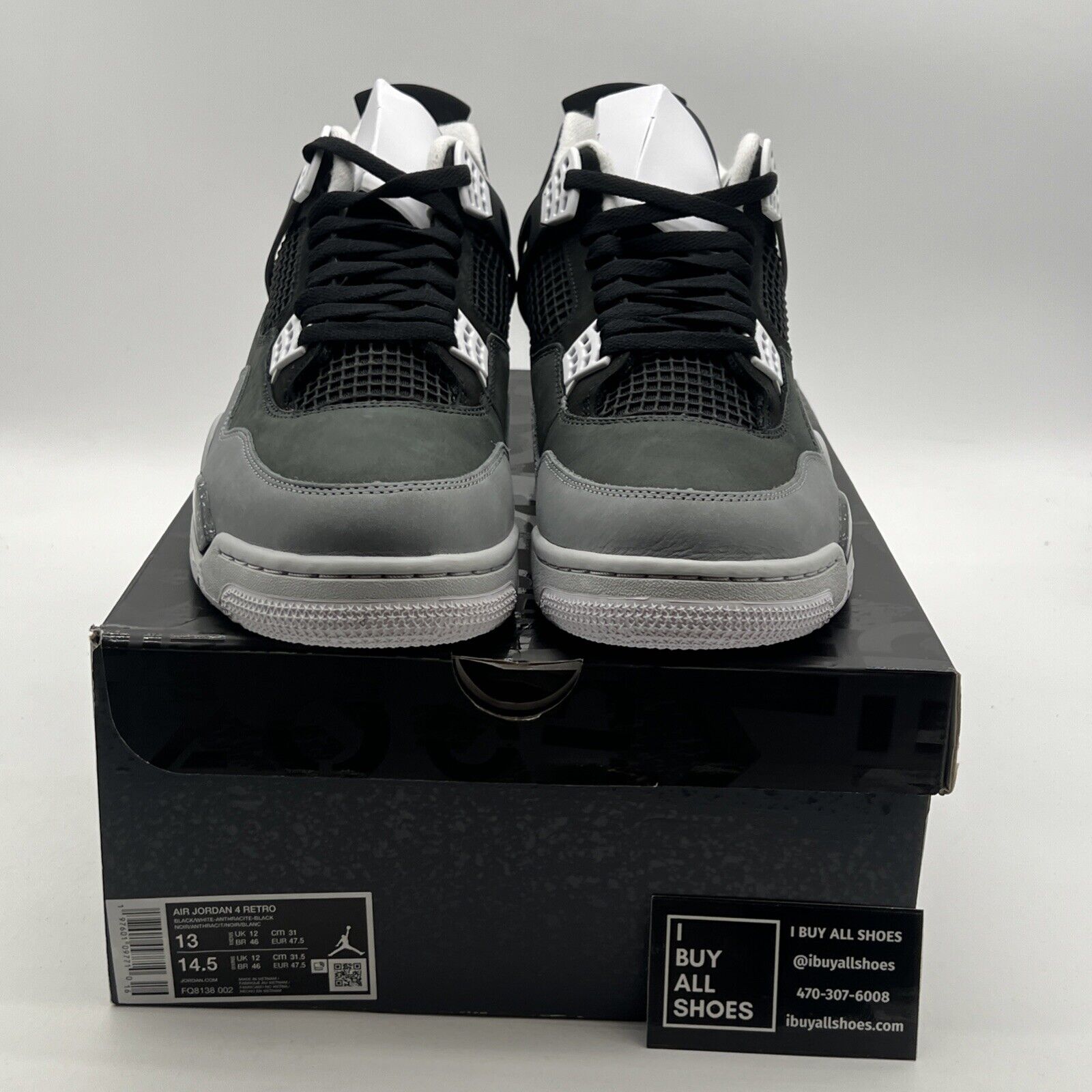Size 13 - Air Jordan 4 Retro 2024 Fear (FQ8138-002)