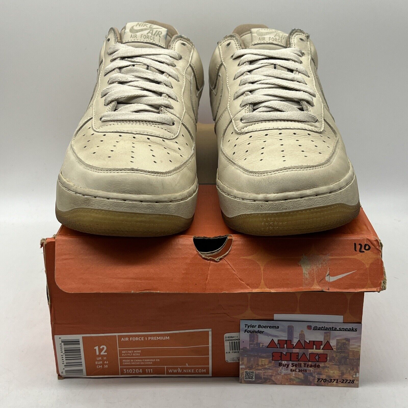 Size 12 - Nike Air Force 1 Premium Year Of The Rooster Gum (310204-111)