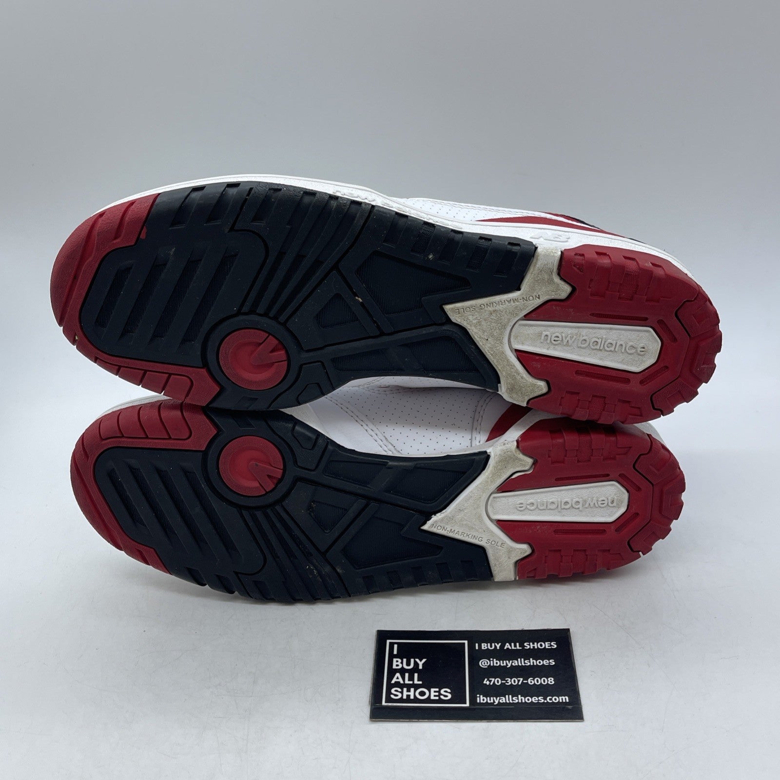 Size 9.5 - New Balance 550 White Team Red (BB550SE1)