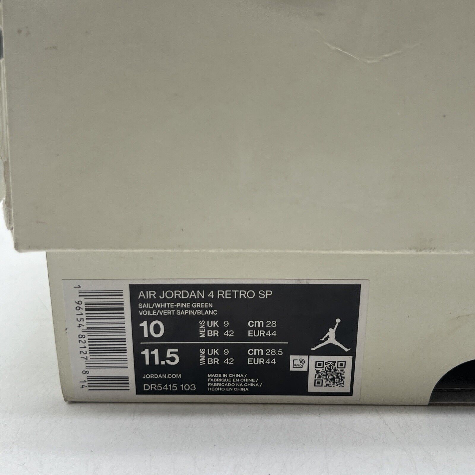 Size 10 - Jordan 4 Retro SP x Nike SB Mid Pine Green Grey (DR5415-103)