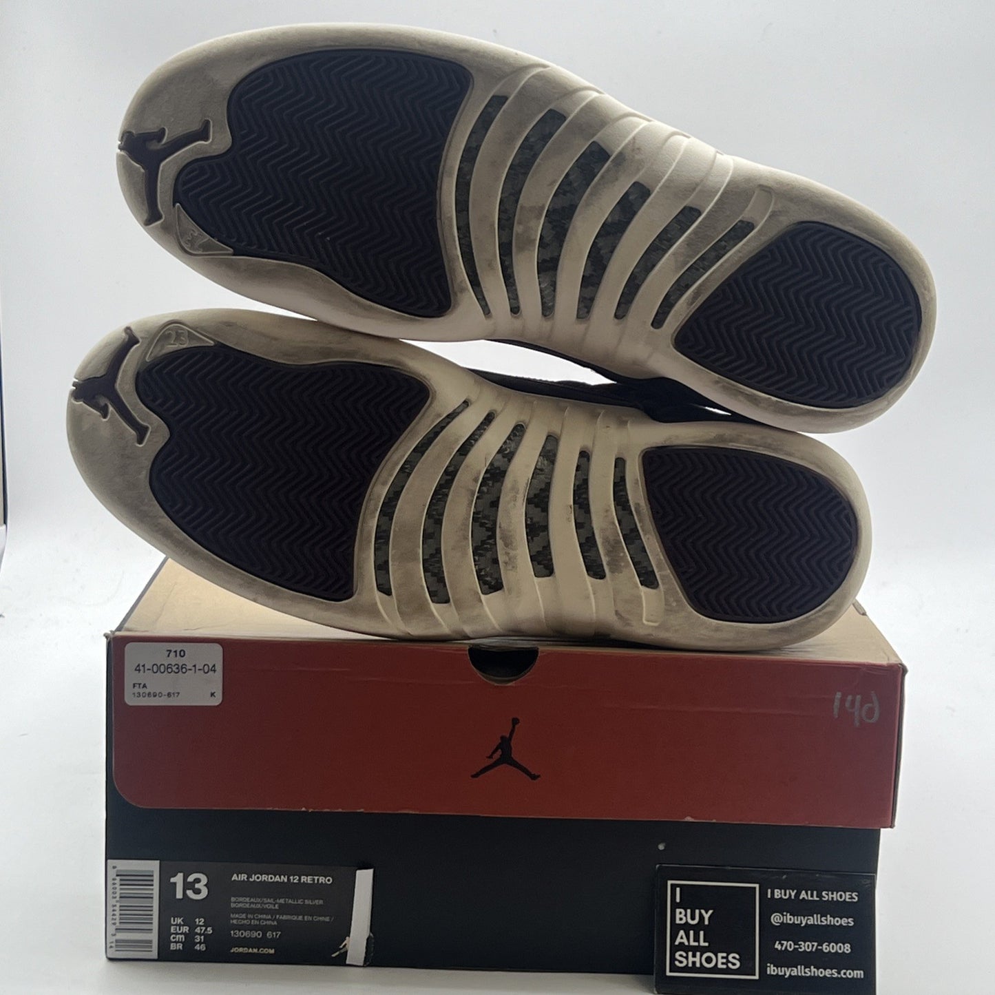 Size 13 - Air Jordan 12 Retro Bordeaux (130690-617)