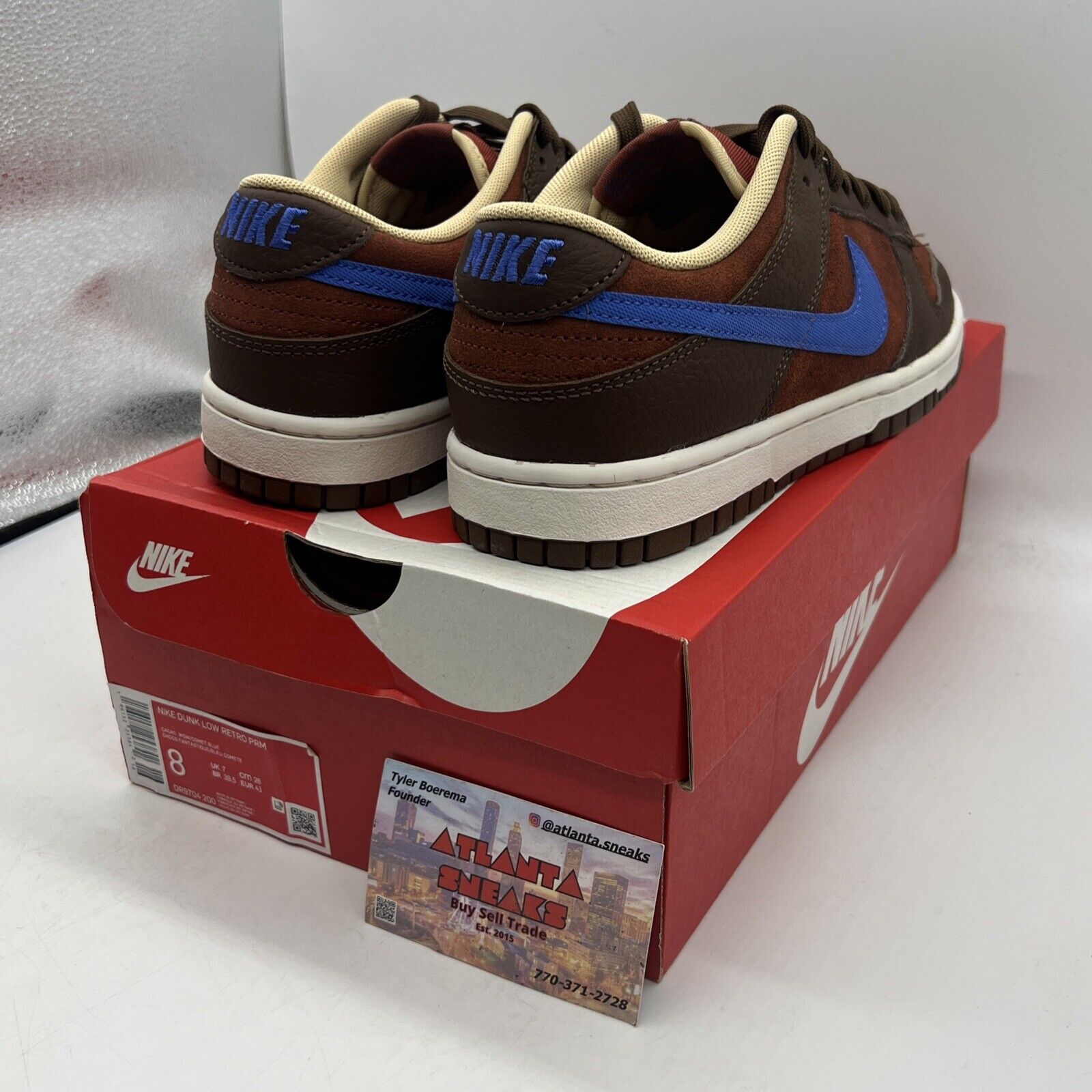 Size 8 - Nike Dunk Low Mars Stone Blue Brand New Og All