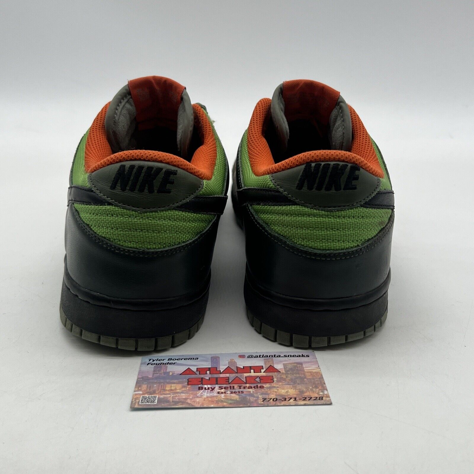 Size 10 - Nike Dunk Cl Low Green (304714-301)