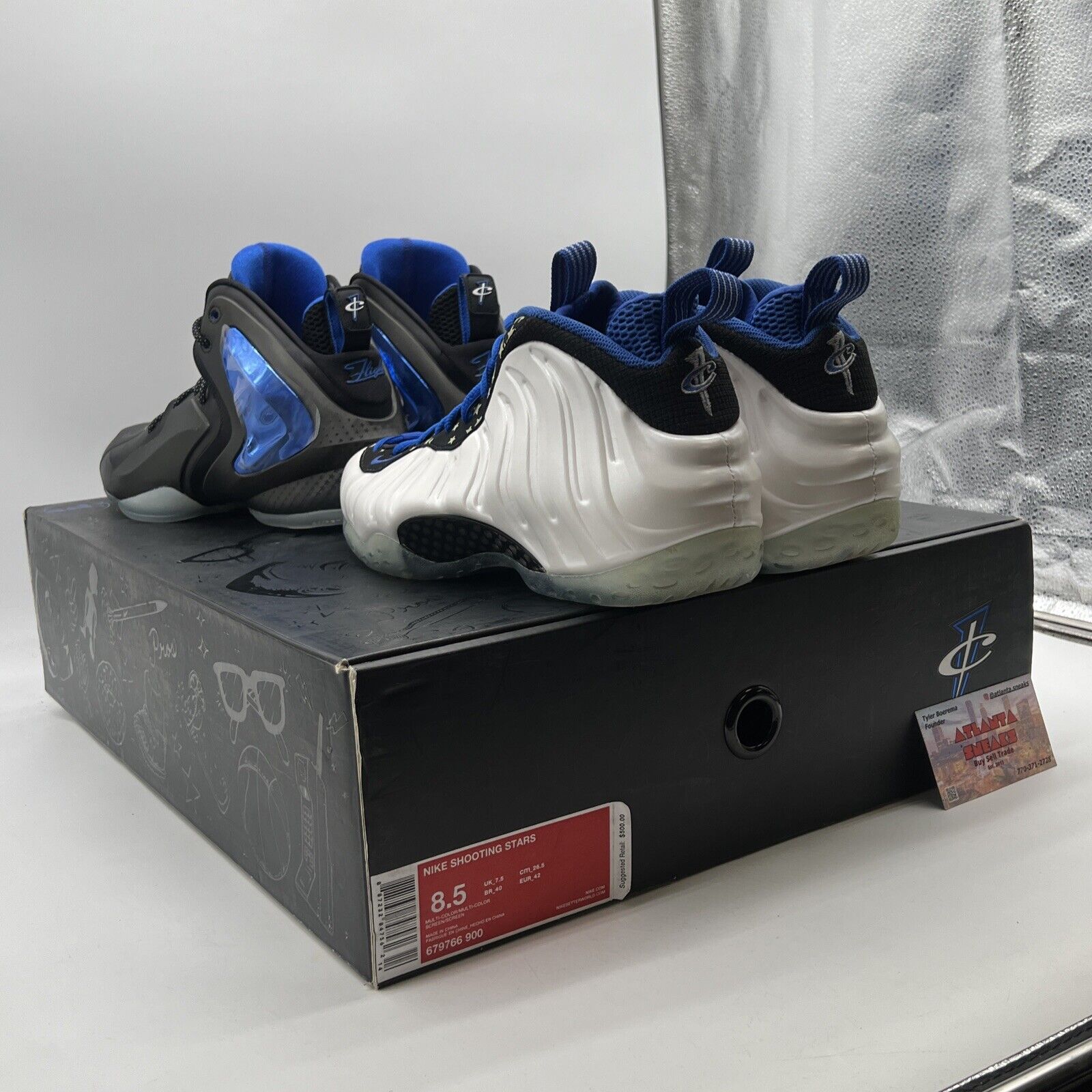 Size 8.5 - Nike Air Penny Shooting Stars Pack (679766-900) (2 Pairs)