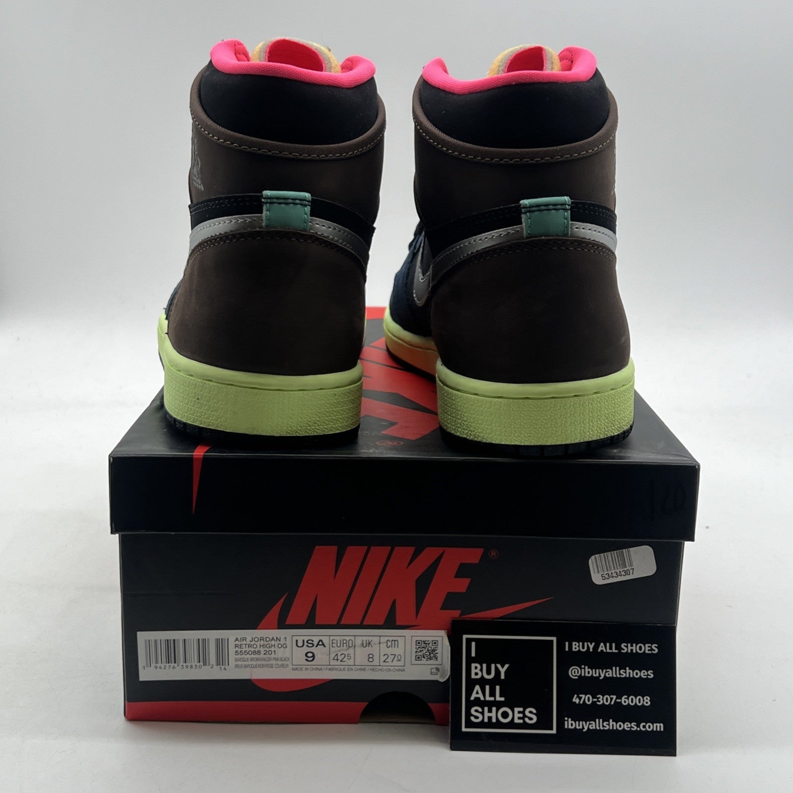 Size 9 - Air Jordan 1 Retro High Tokyo Bio Hack (555088-201)