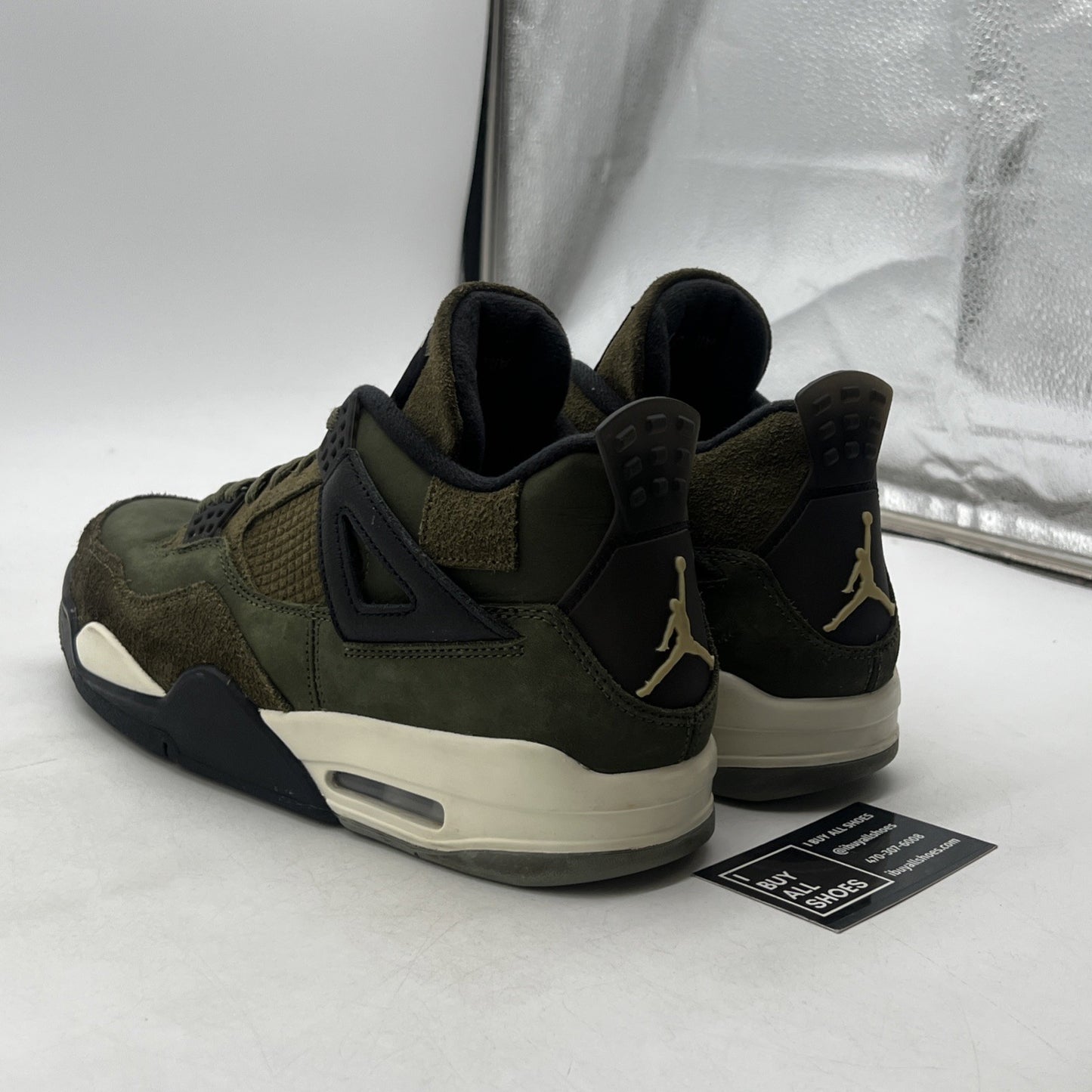 Size 10.5 - Air Jordan 4 SE Retro Low Craft - Olive (FB9927-200)