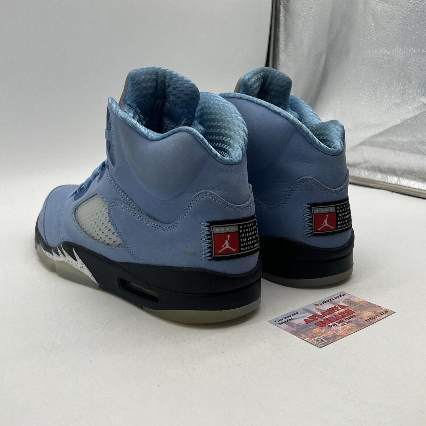 Size 11.5 - Jordan 5 Retro SE Mid UNC Black White Suede (DV1310-401)