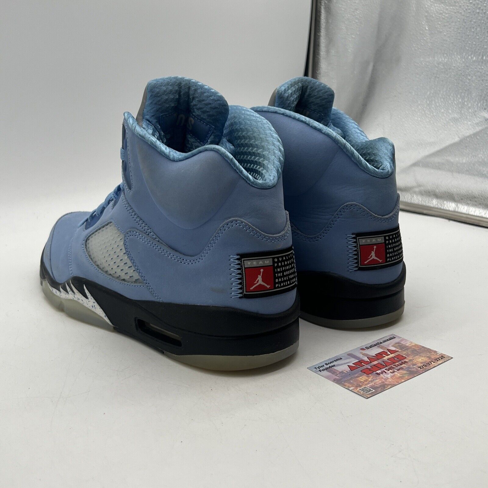 Size 11.5 - Jordan 5 Retro SE Mid UNC Black White Suede (DV1310-401)