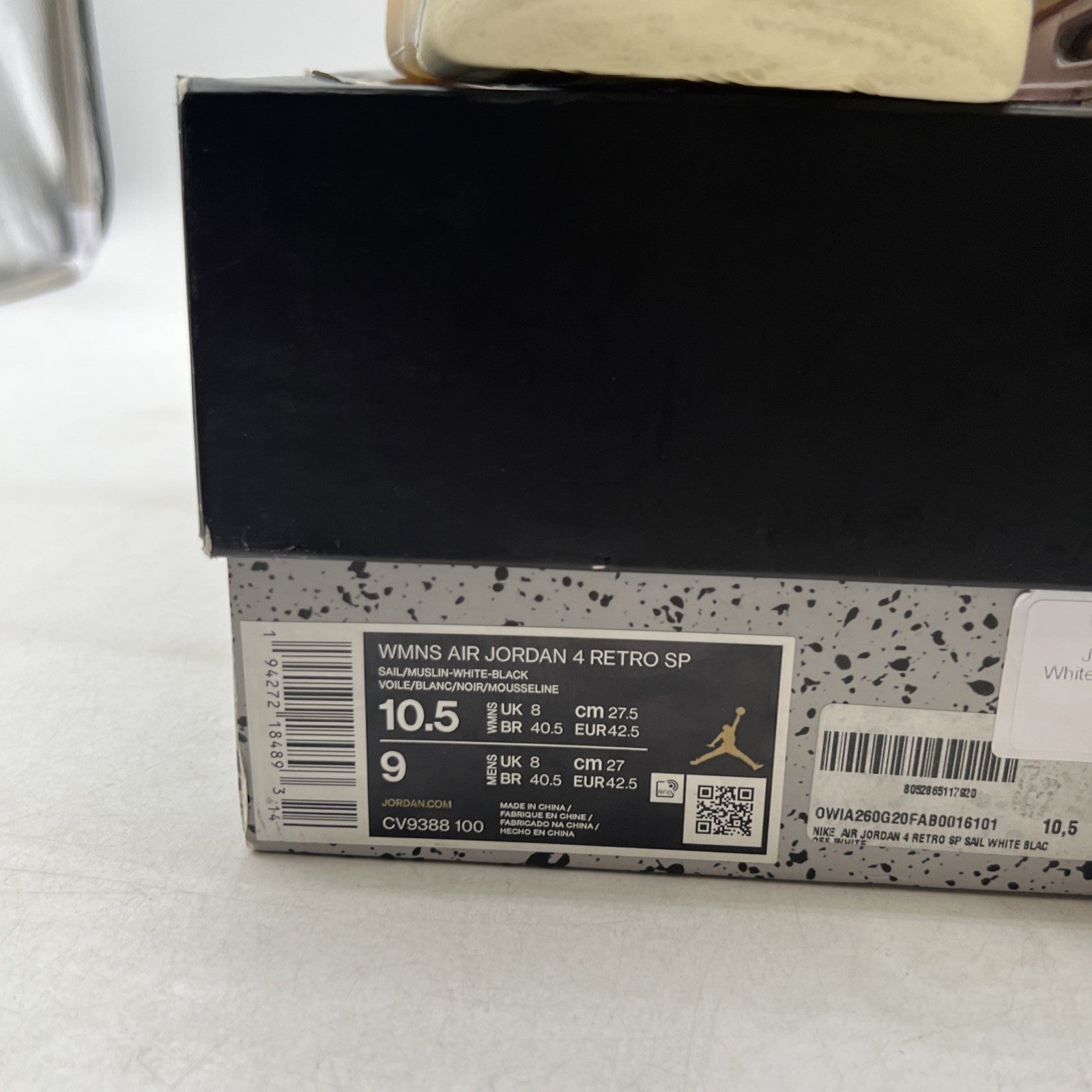 Size 10.5 - Air Jordan 4 SP x Off-White Mid Sail W (CV9388-100)