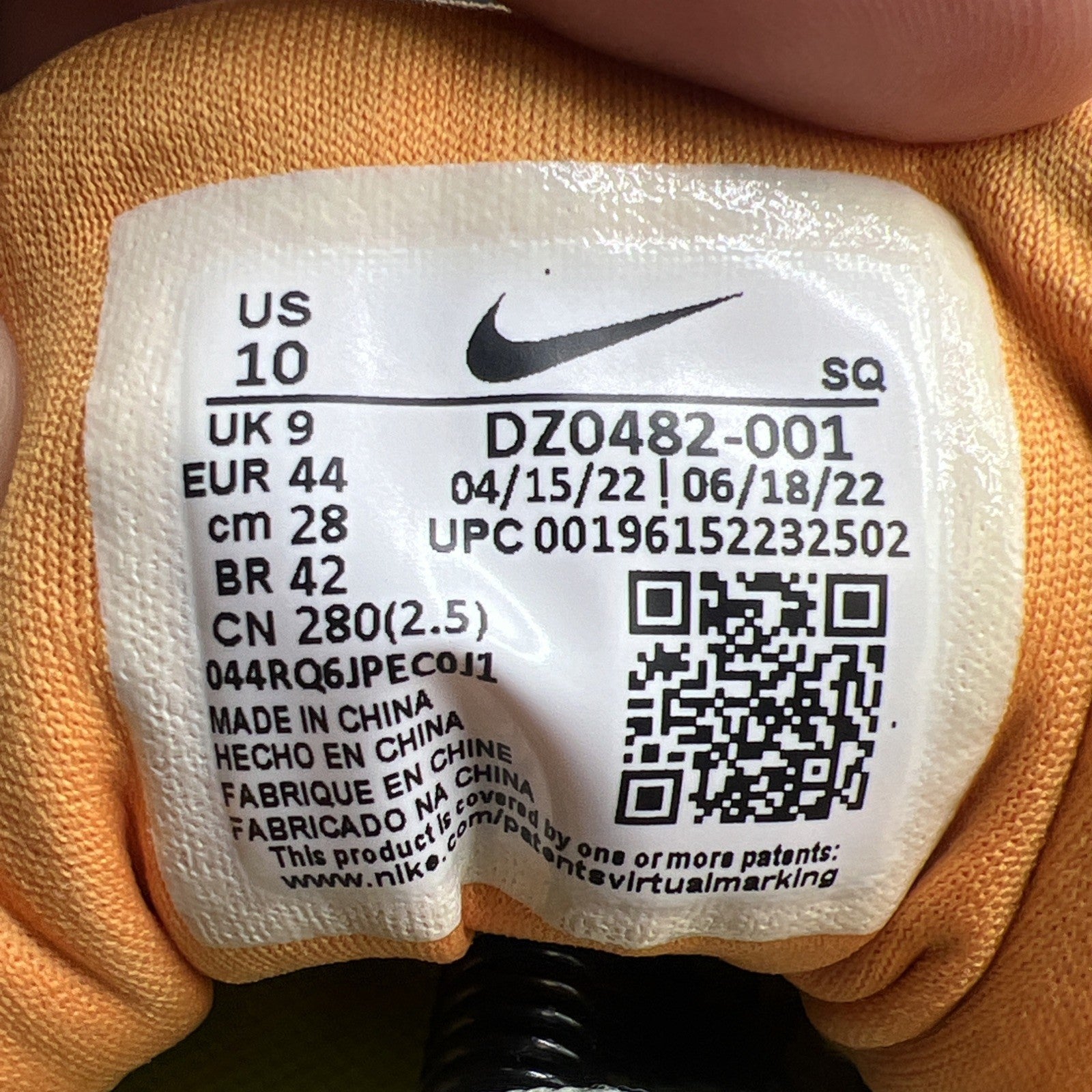 Size 10 - Nike Air Max 1 Premium Ugly Duckling - Honeydew (DZ0482-001)