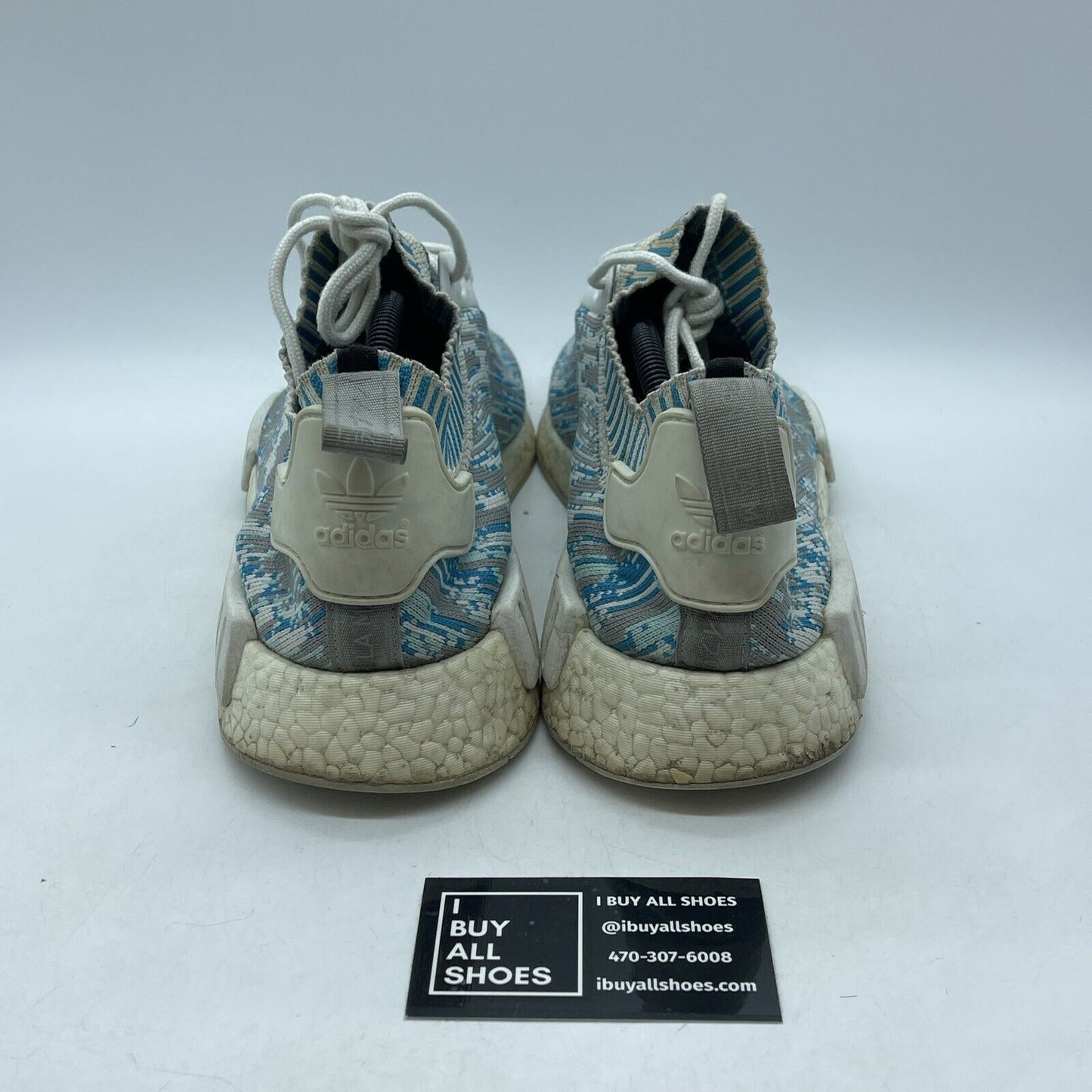 Size 11.5 - adidas Sneakersnstuff x NMD_R1 Primeknit Datamosh Suede (BB6364)