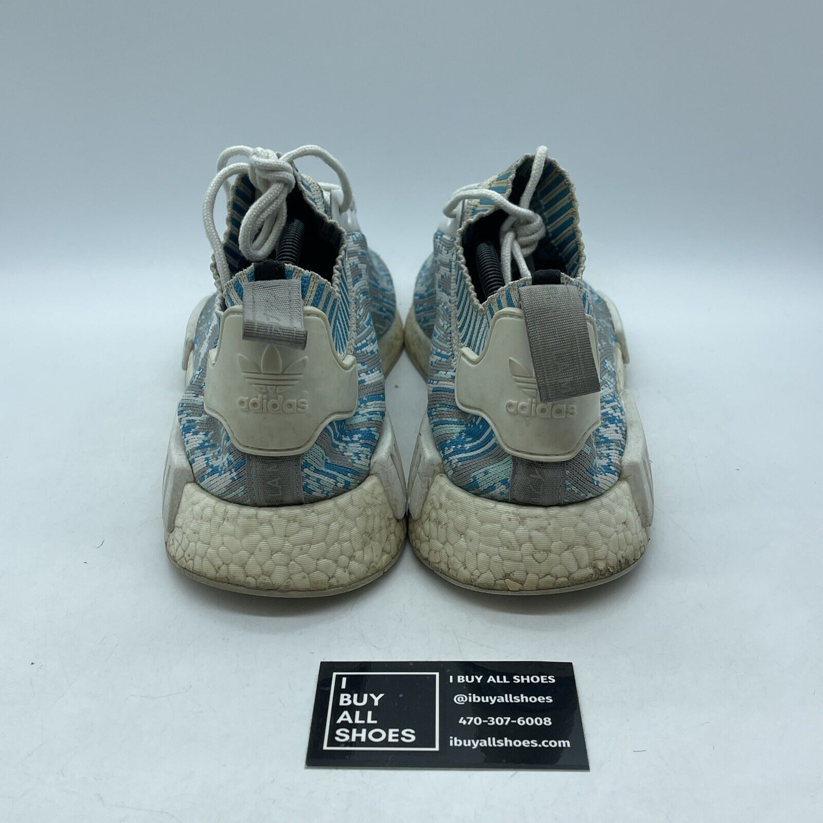Size 11.5 - adidas Sneakersnstuff x NMD_R1 Primeknit Datamosh Suede (BB6364)