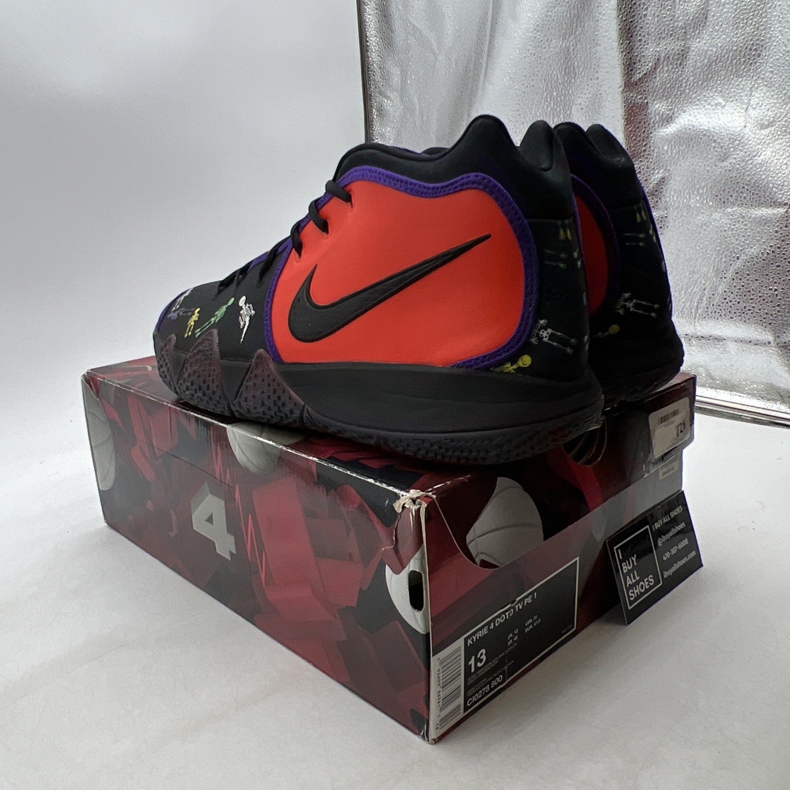 Size 13 - Nike Kyrie 4 PE Day of the Dead (CI0278-800)