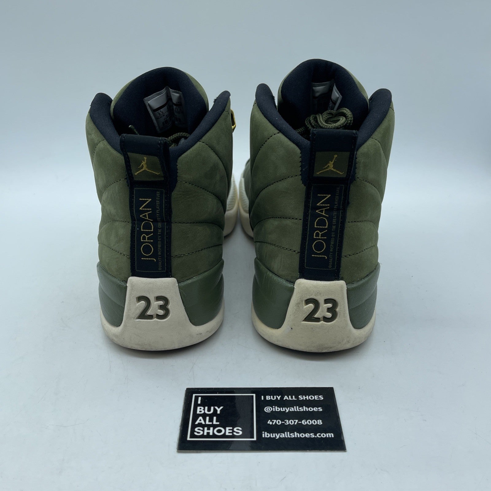 Size 9.5 - Air Jordan 12 Retro CP3 Class of 2003 Green Suede (130690-301)