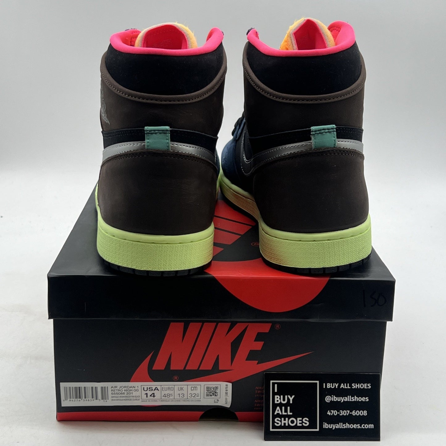 Size 14 - Air Jordan 1 Retro High Tokyo Bio Hack (555088-201)