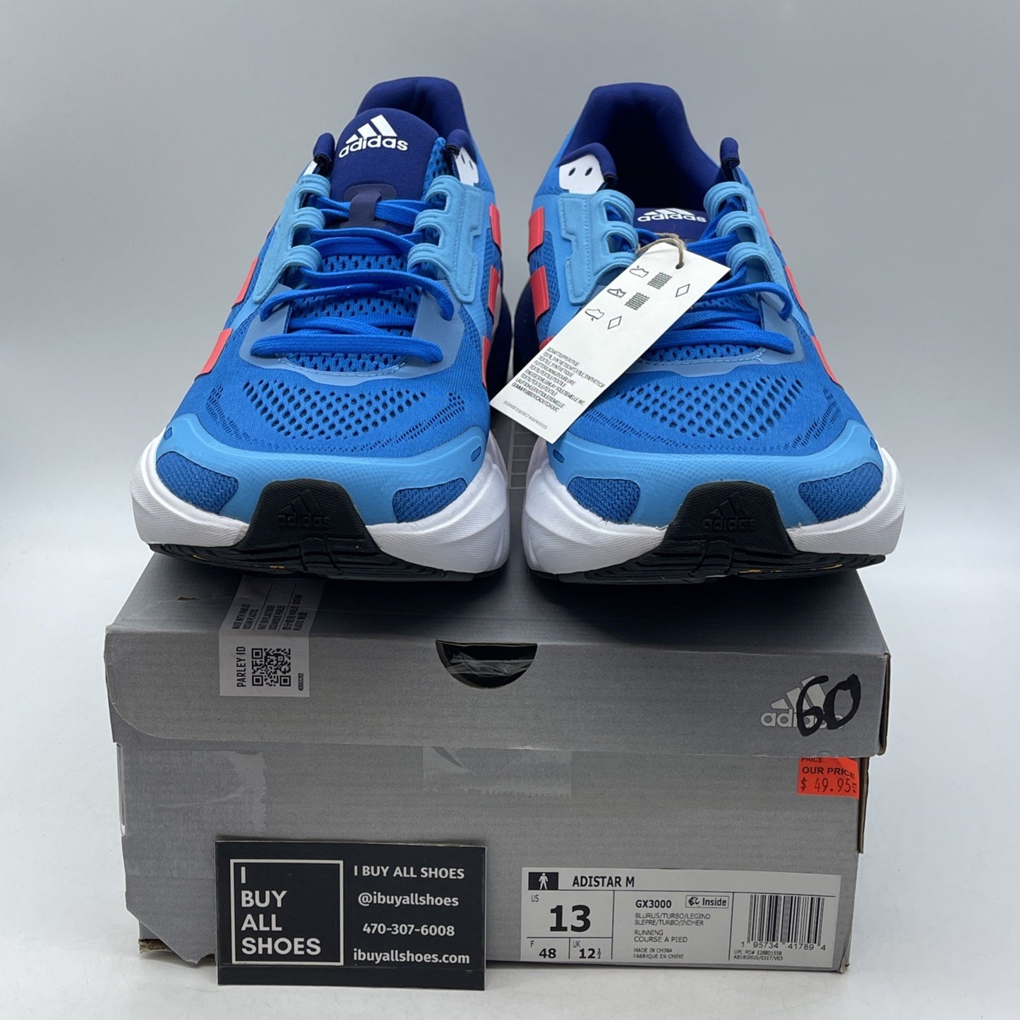 Size 13 - Adidas Adistar Blue Rush Turbo (GX3000)