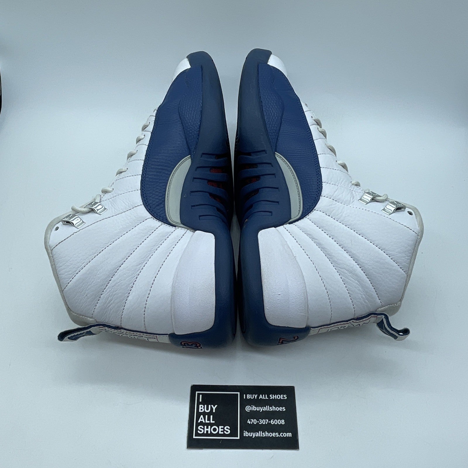 Size 11 - Jordan 12 Retro French Blue 2016 Red White Leather (130690-113)