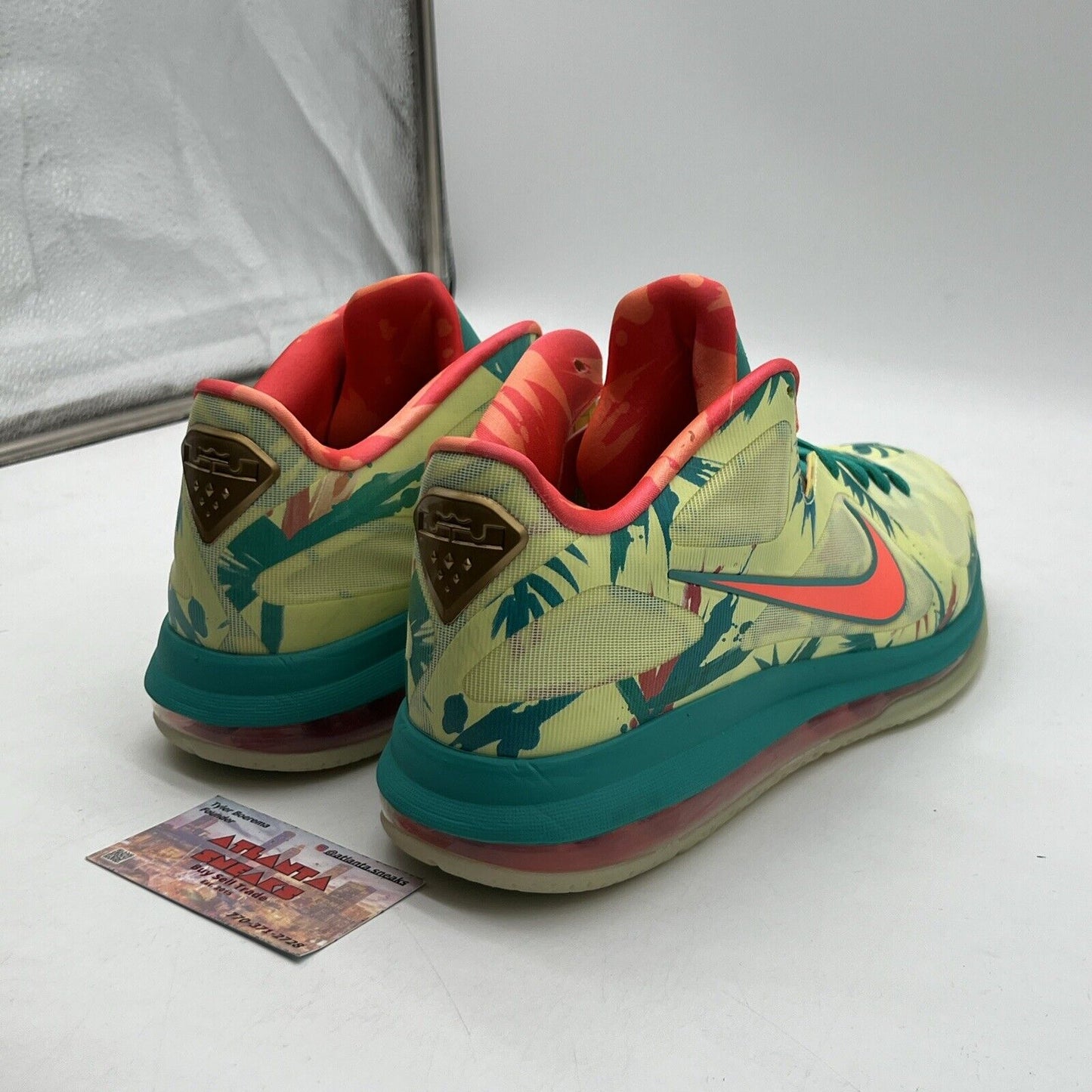 Size 11.5 - Nike LeBron 9 Low LeBronold Palmer Green Orange (DO9355-300)