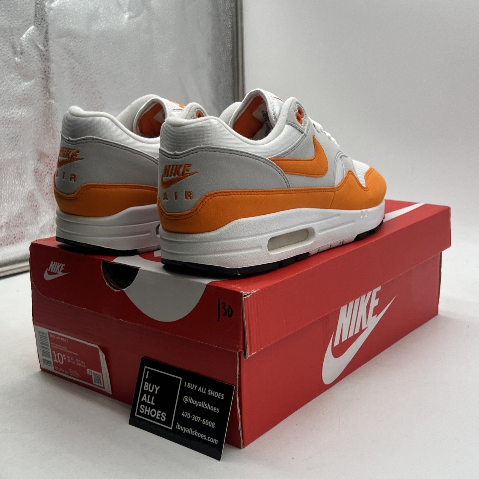 Size 10.5 - Nike Air Max 1 Magma Orange (DC1454-101)