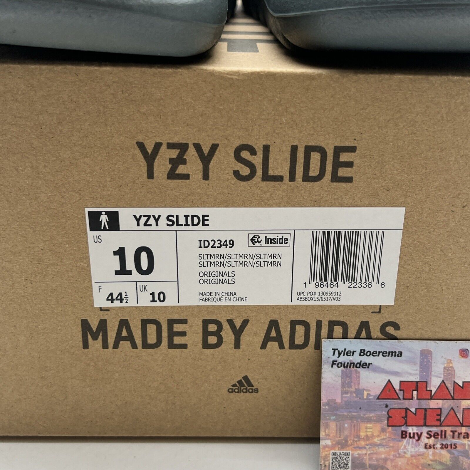 Size 10 - Adidas Yeezy Slide Slate Marine (ID2349)