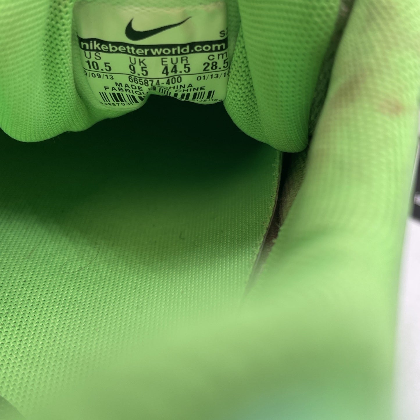 Size 10.5 - Nike Air Max 1 Fb Premium Qs Mercurial Pack Green (665874-400)
