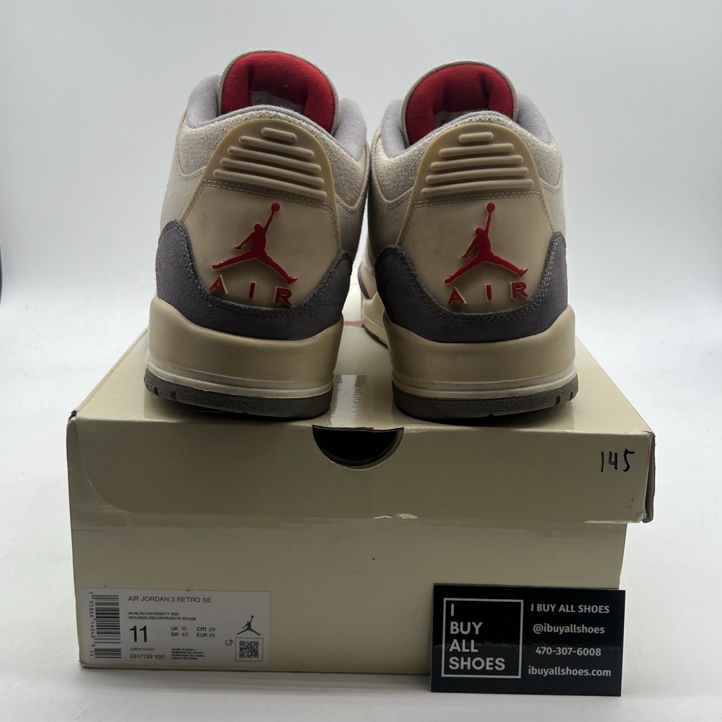 Size 11 - Air Jordan 3 Muslin (DH7139-100)