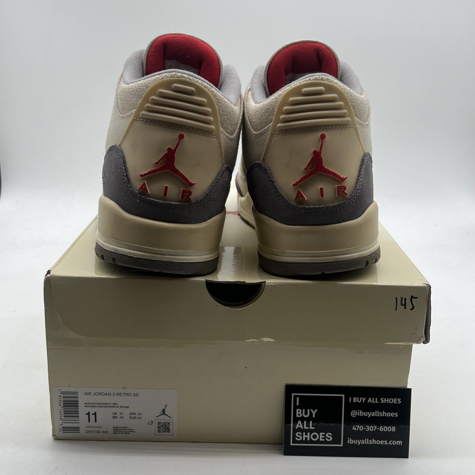 Size 11 - Air Jordan 3 Muslin (DH7139-100)