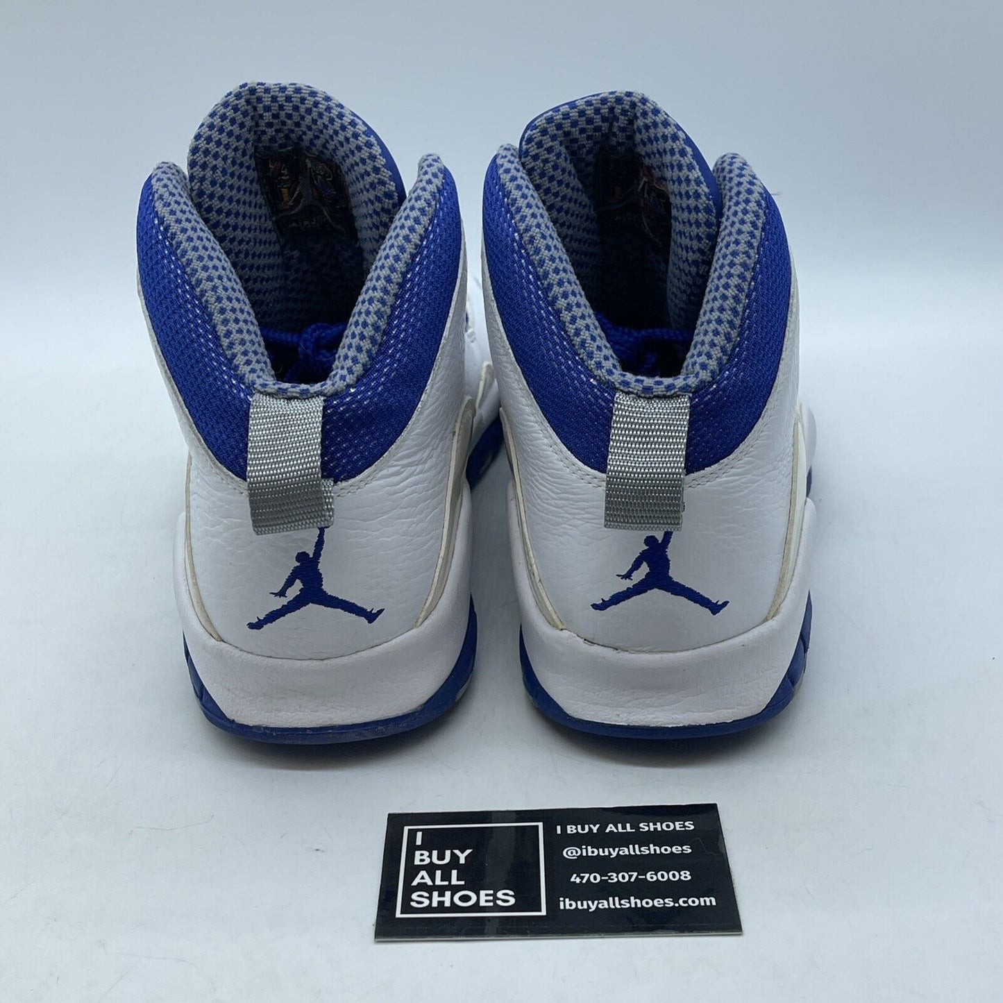 Size 9.5 - Air Jordan 10 Retro TXT Old Royal Blue White Suede (487214-107)