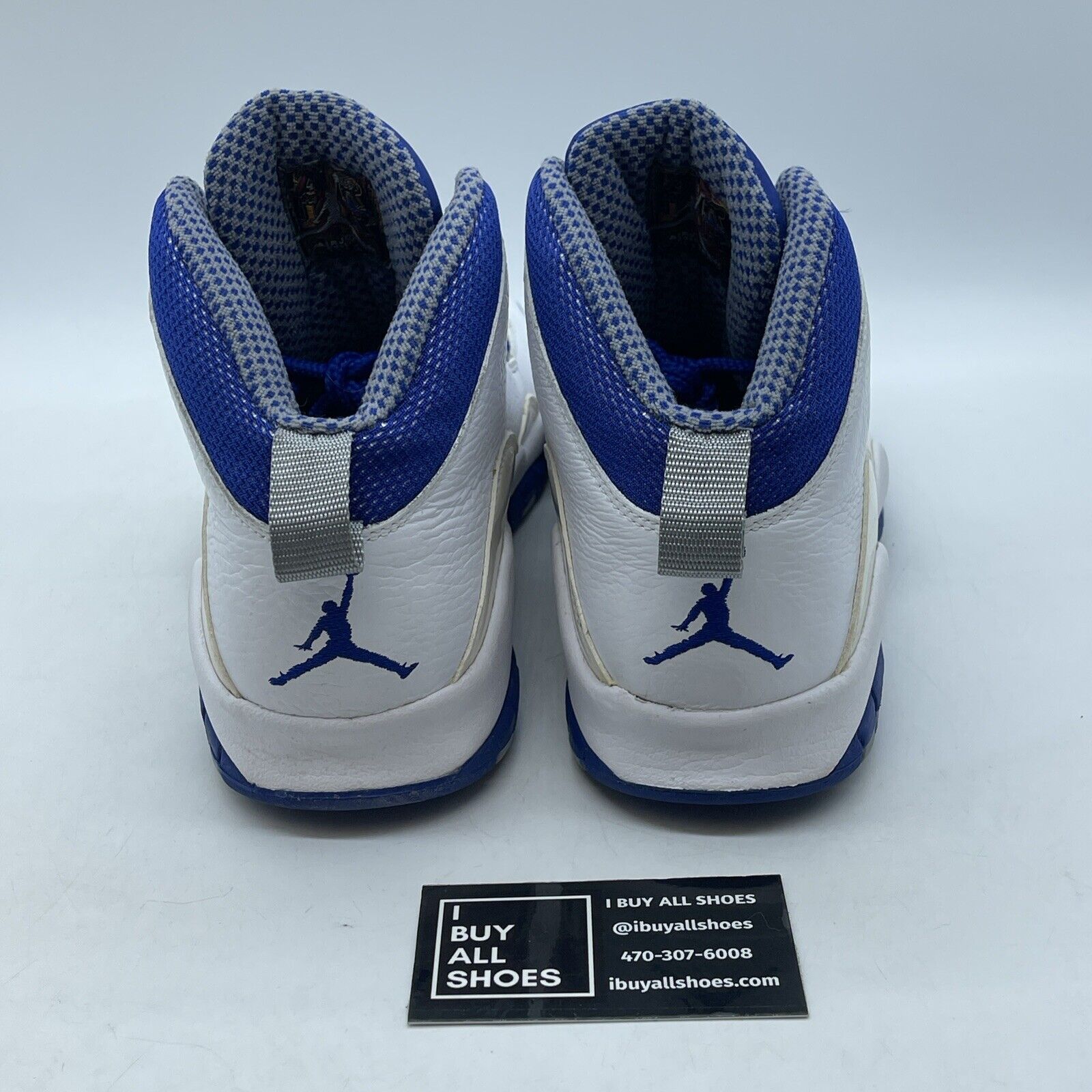 Size 9.5 - Air Jordan 10 Retro TXT Old Royal Blue White Suede (487214-107)
