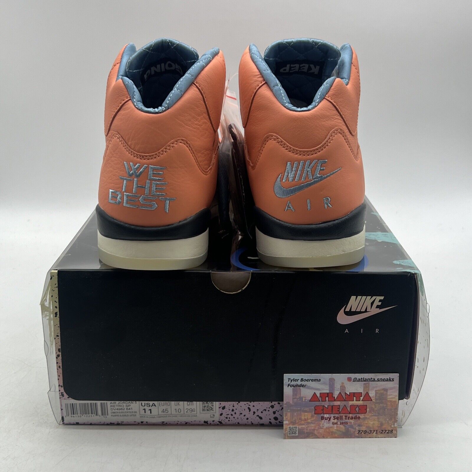 Size 11 - Jordan 5 Retro x DJ Khaled Mid We The Best - Crimson Bliss DV4982-641