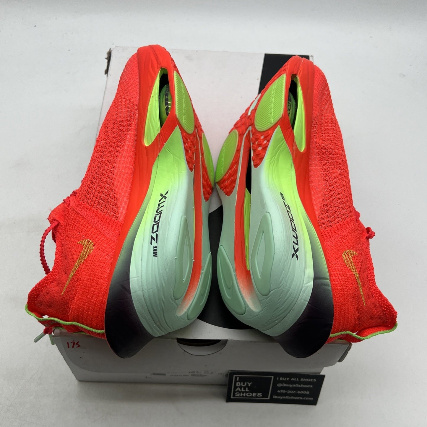 Size 9.5 - Nike Air Zoom Alphafly NEXT% 3 Bright Crimson Lime Blast W FD8315-600