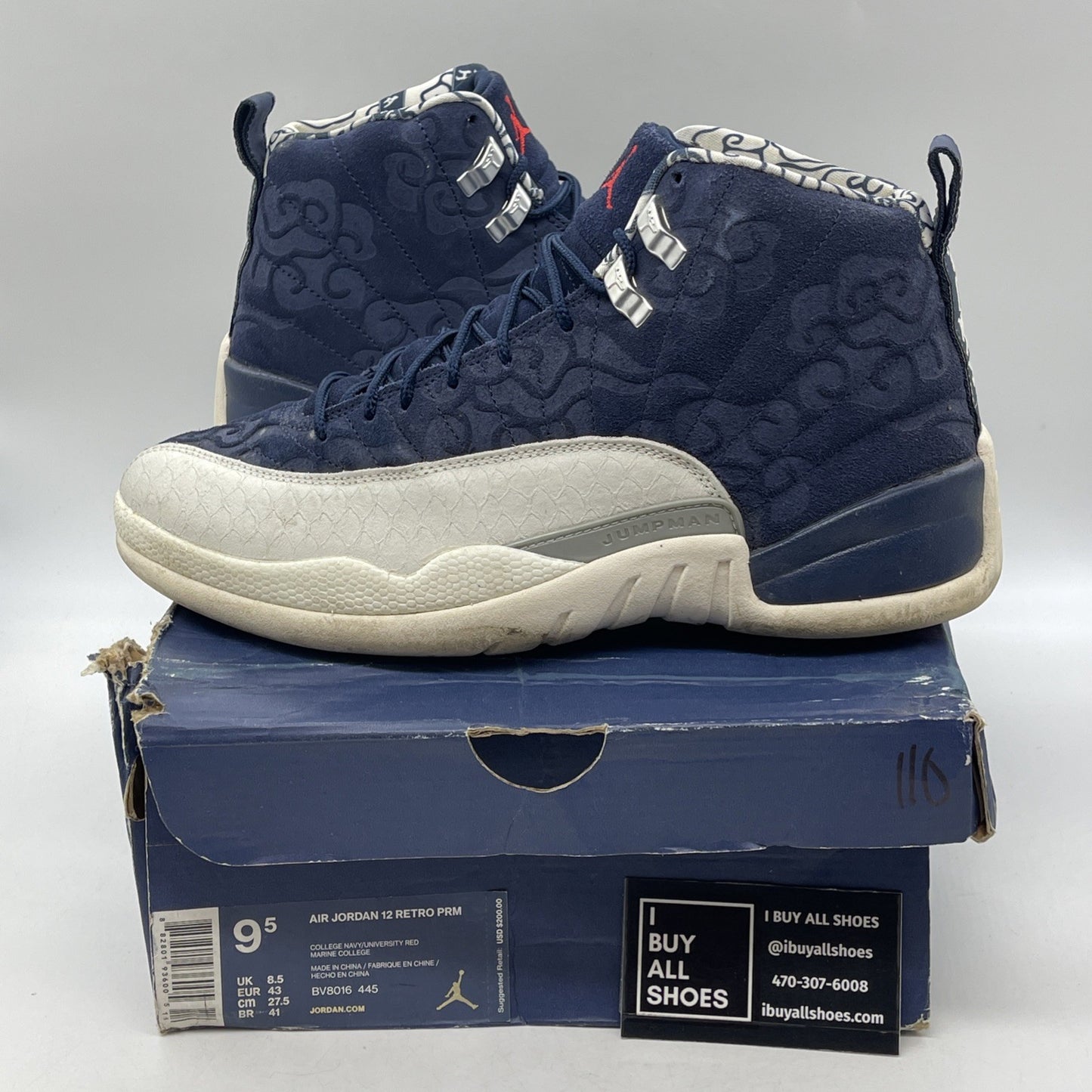 Size 9.5 - Air Jordan 12 Retro International Flight (BV8016-445)