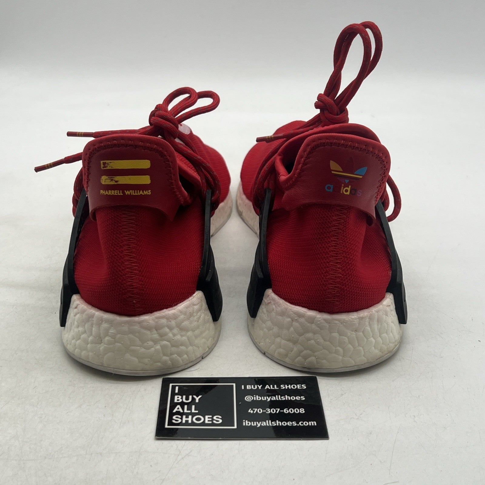 Size 13 - Adidas Pharrell x NMD Human Race Red (BB0616)