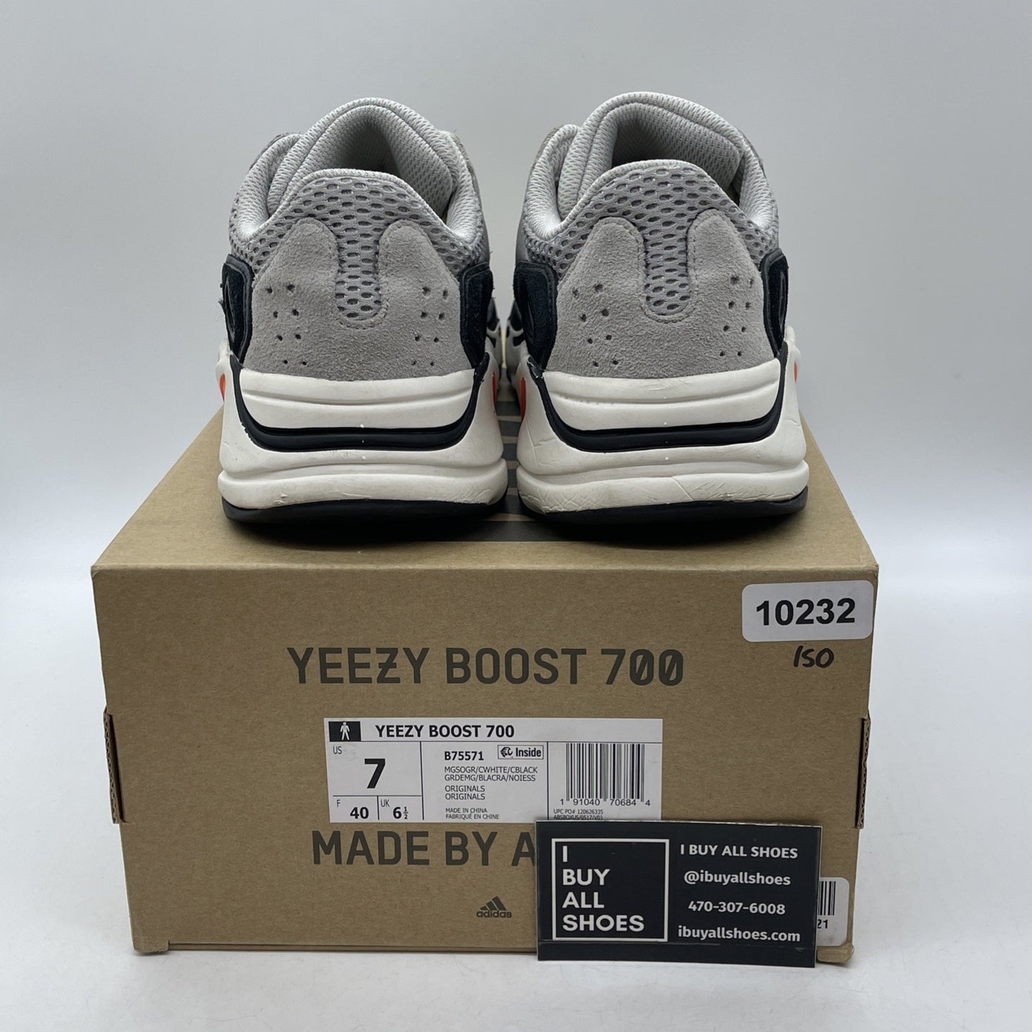 Size 7 - adidas Yeezy Boost 700 Low Wave Runner Suede Leather (B75571)