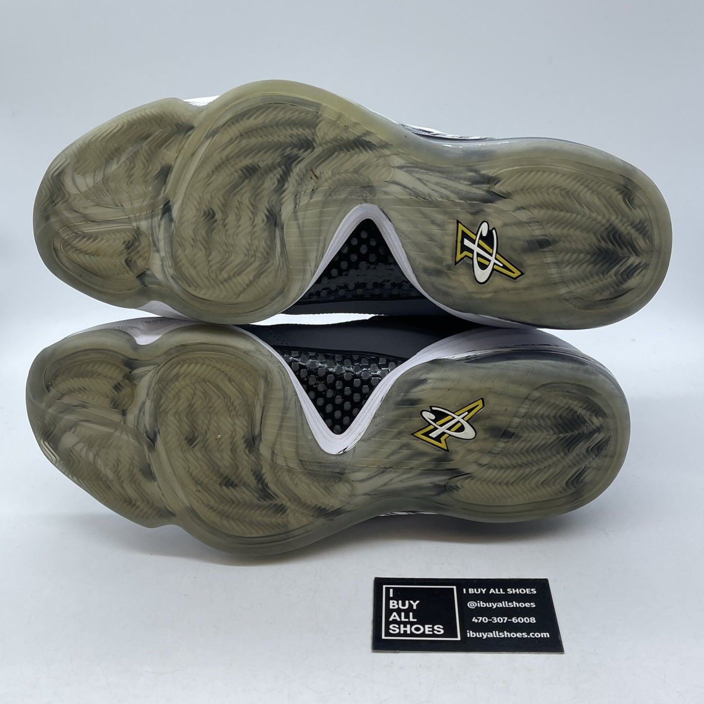 Size 13 - Nike Air Penny 5 Black Grey Tour Yellow Suede Leather (537331-001)