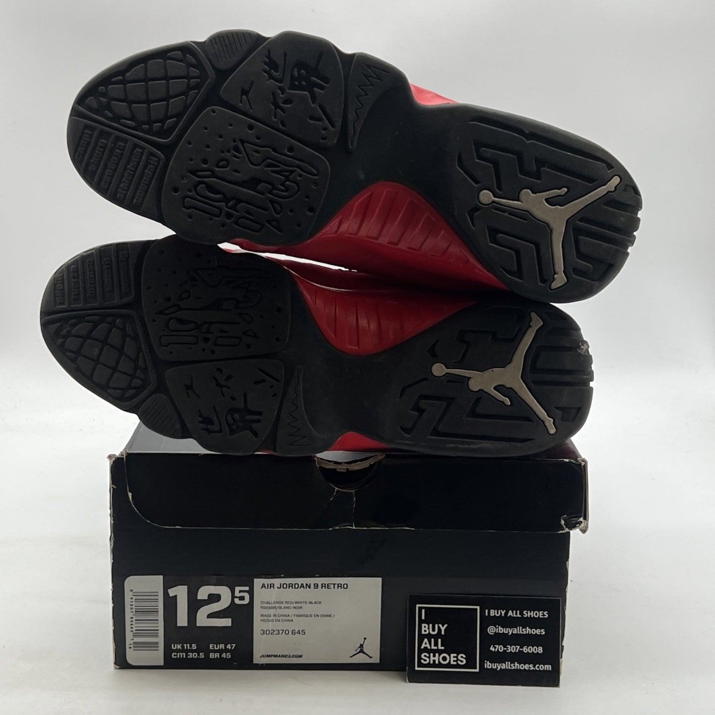 Size 12.5 - Air Jordan 9 Retro Motorboat Jones (302370-645)